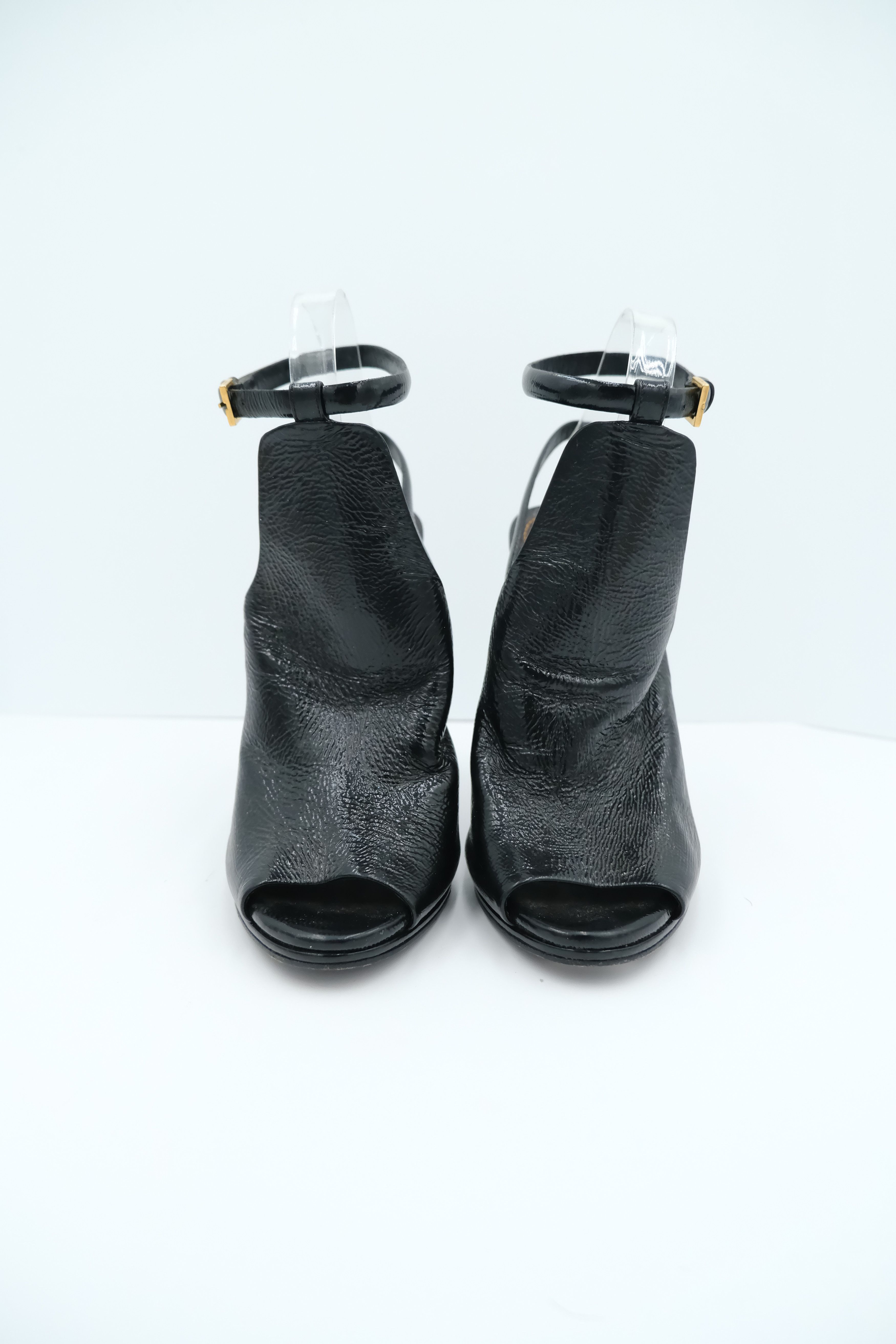 Gucci Gucci Patent Leather Glove Stiletto Slingbacks Size US 10 / IT 40 - 3 Thumbnail