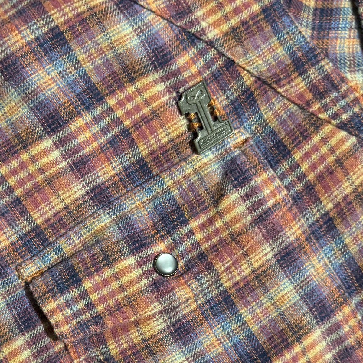 Harley Davidson Flannel shirt Harley Davidson Size US XL / EU 56 / 4 - 3 Thumbnail
