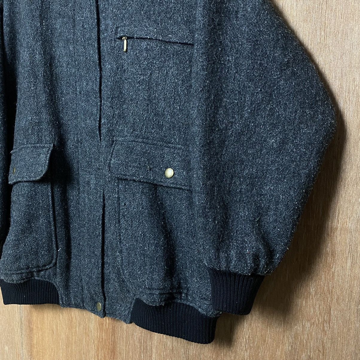 Designer × Japanese Brand Java Wool Jackets Unique Collar Size US L / EU 52-54 / 3 - 6 Thumbnail