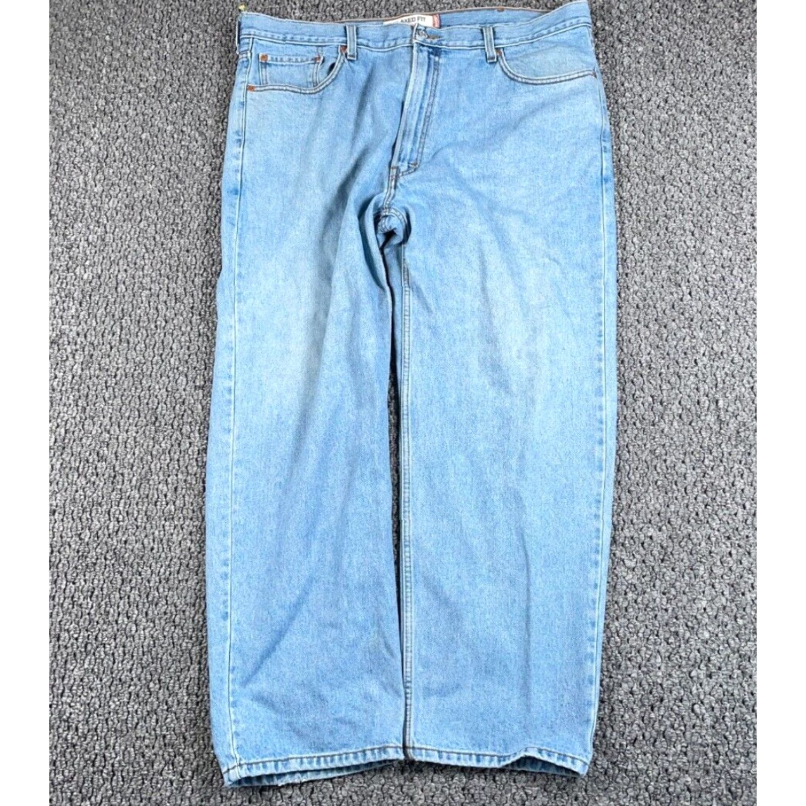 Levi's VINTAGE Levi's Jeans 42 x 30 Blue Denim Light Relaxed 550 Tapered Fit Men’s 90s Grunge Classic Hipster Retro Denim Pants Jeans Size US 42 / EU 58 - 2 Thumbnail