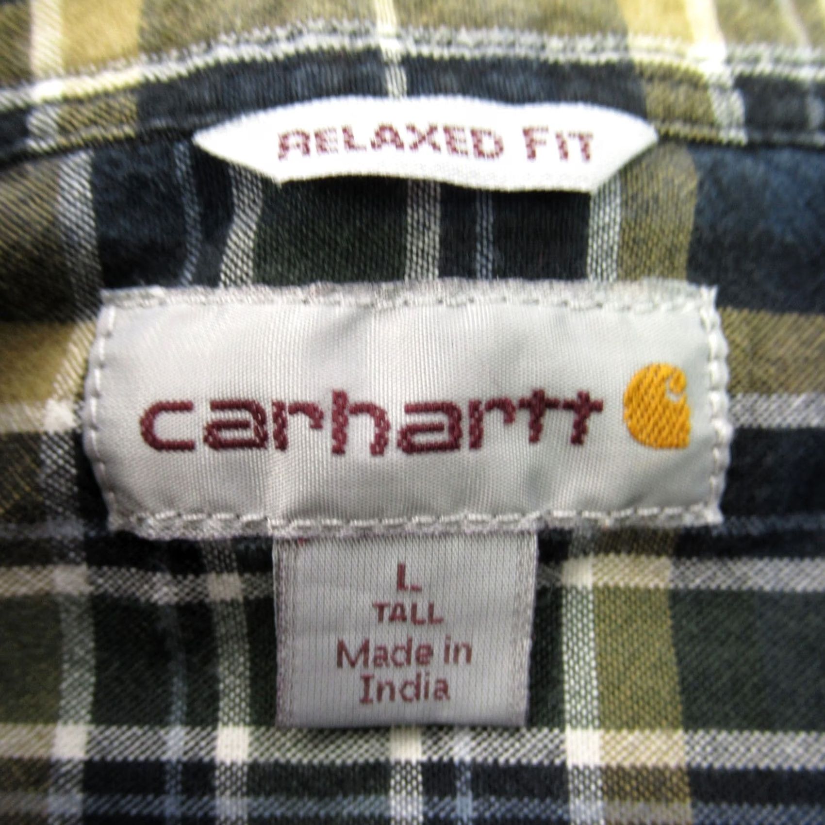 Carhartt Carhartt Shirt Mens LT Long Sleeve Button-Up Plaid Pockets Relaxed Colorful Multicolor Size US L / EU 52-54 / 3 - 4 Thumbnail