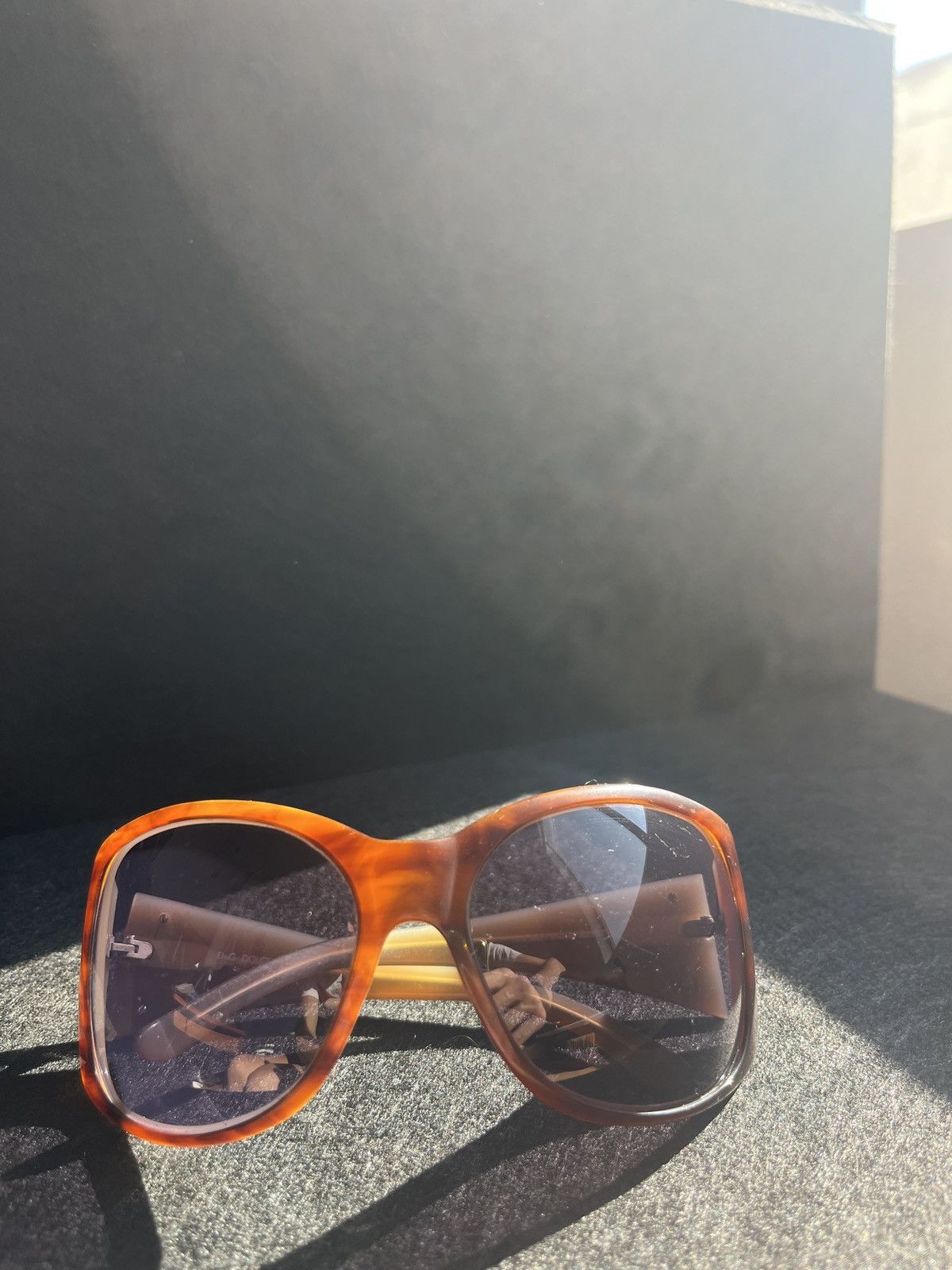 Dolce & Gabbana Dolce & Gabanna faux tortoise shell sunglasses Size ONE SIZE - 4 Thumbnail