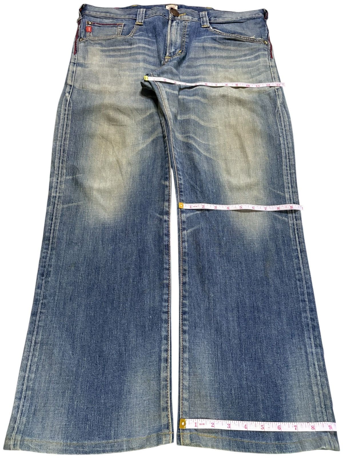 Edwin Vintage Edwin Blue Trip Mud Wash Baggy Jeans Size US 40 / EU 56 - 15 Thumbnail