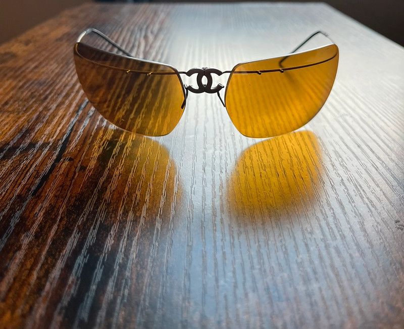 Chanel Chanel - 2000s sunset orange foldable sunglasses Size ONE SIZE - 2 Thumbnail
