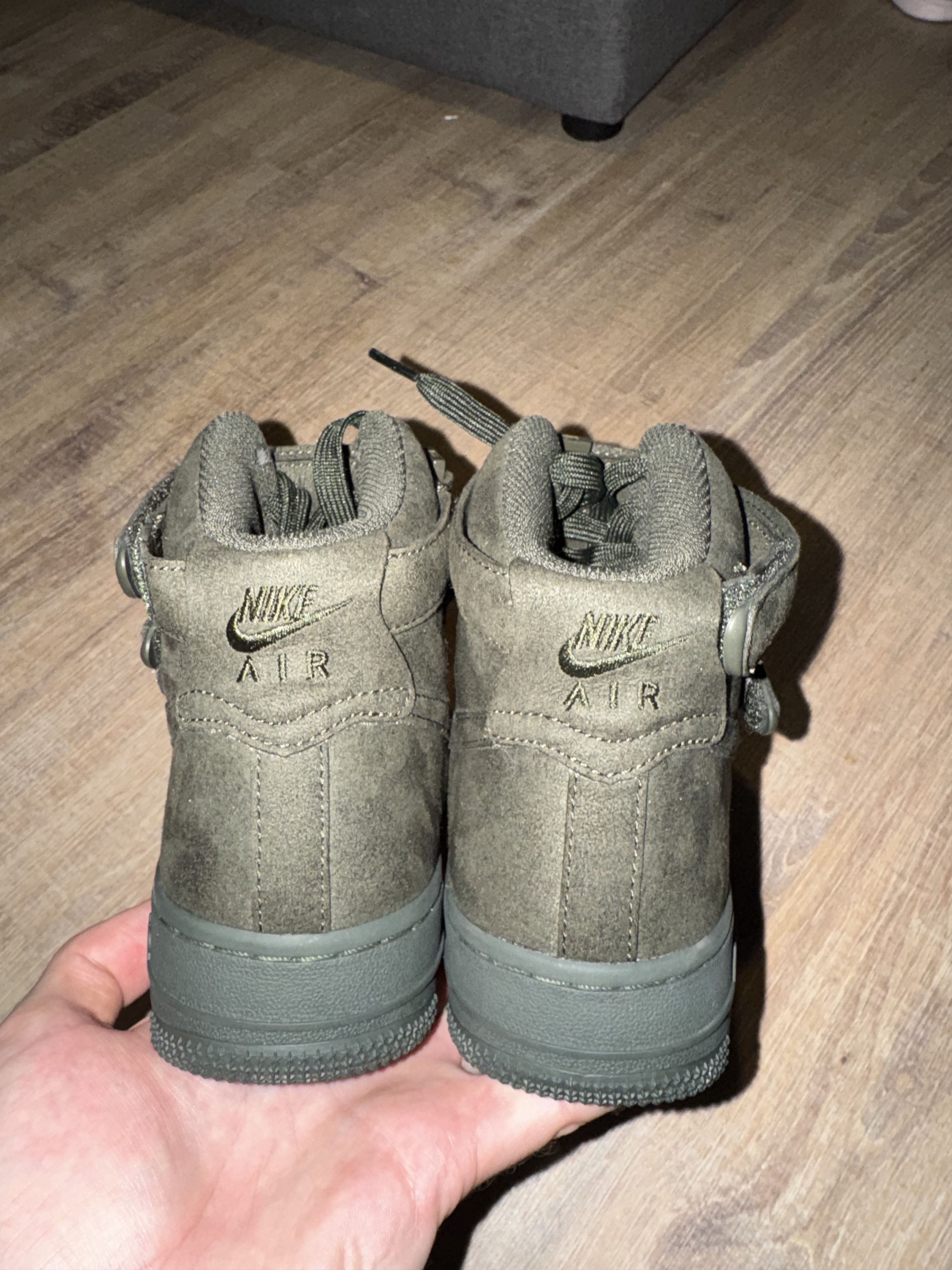 Billie Eilish × Nike Nike x Billie Eilish Air Force 1 High ‘07 SP “Sequoia” Size US 5 / IT 35 - 4 Thumbnail