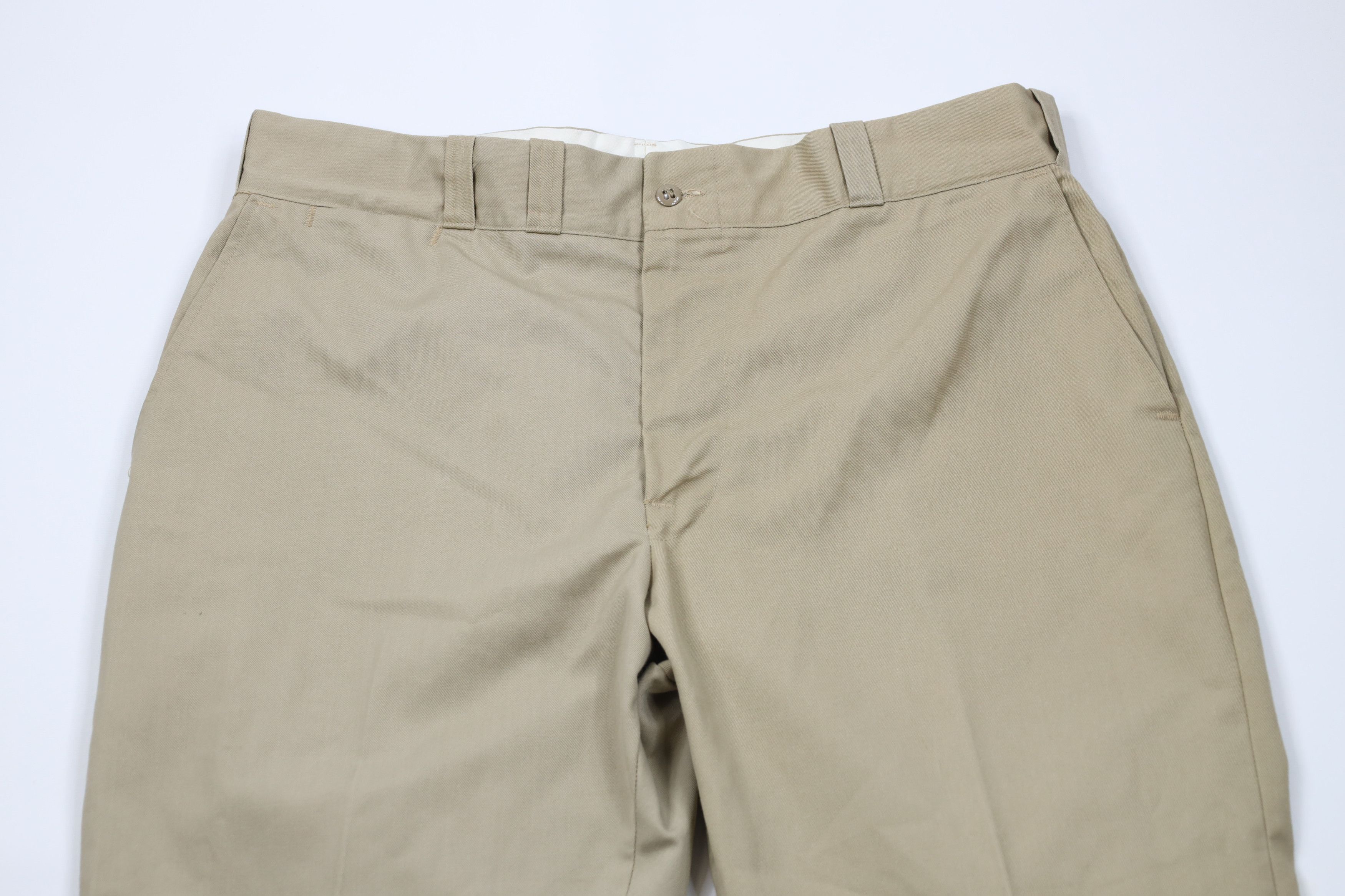 Vintage Vintage 70s OshKosh B'Gosh Wide Leg Chino Pants Beige USA Size US 36 / EU 52 - 2 Thumbnail