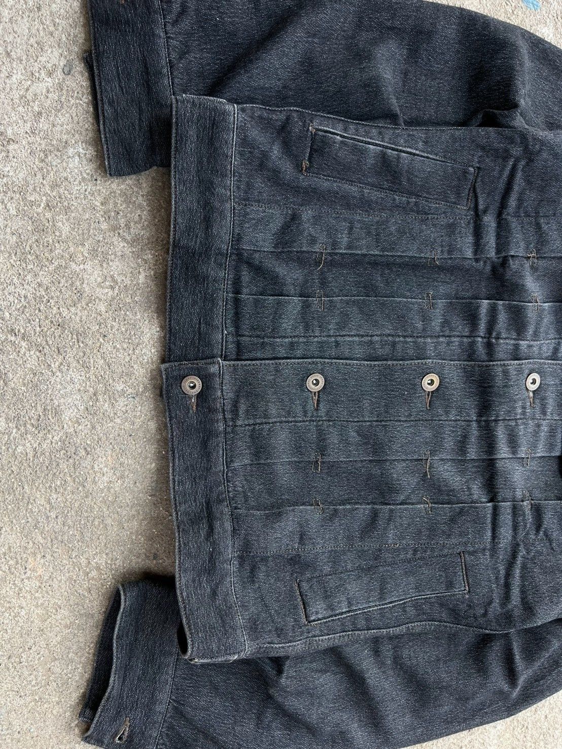 PPFM Rare* Vintage PPFM Sweat Denim Jacket Size US S / EU 44-46 / 1 - 5 Thumbnail