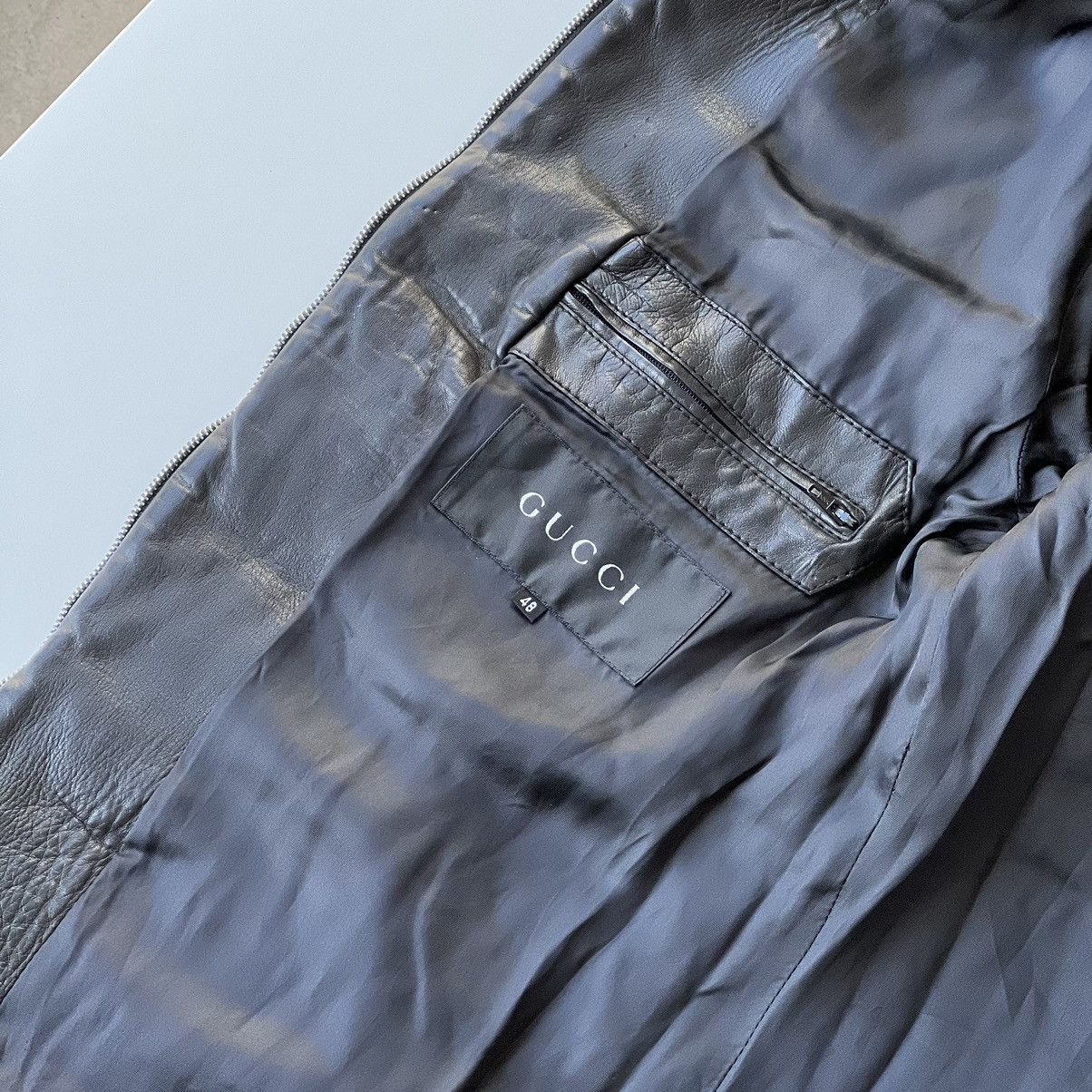 Gucci Gucci by Tom Ford Leather Jacket Size US M / EU 48-50 / 2 - 12 Thumbnail