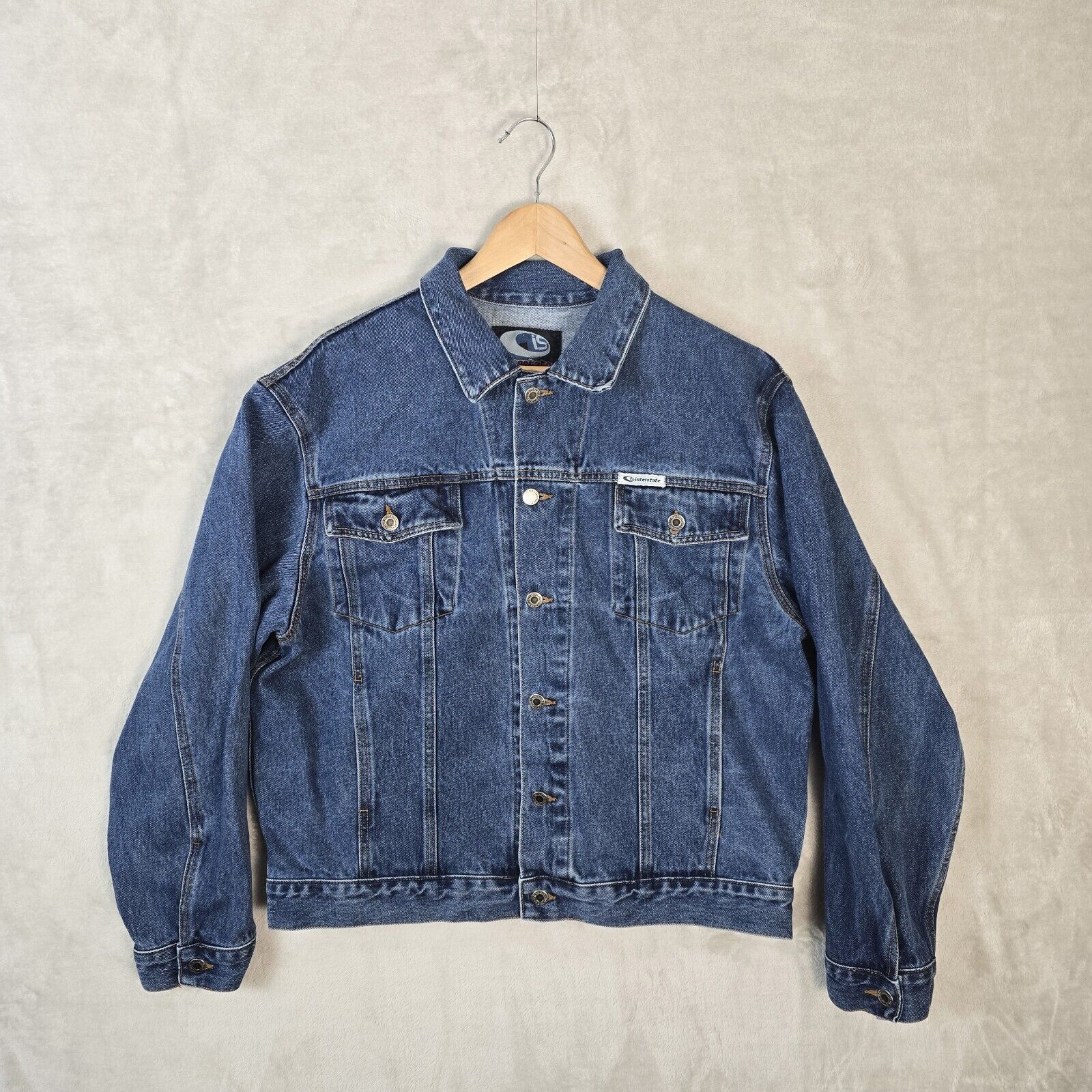 Vintage Vintage Interstate IS Freestyle Clothing Denim Jacket Sz XL Size US XL / EU 56 / 4 - 2 Thumbnail