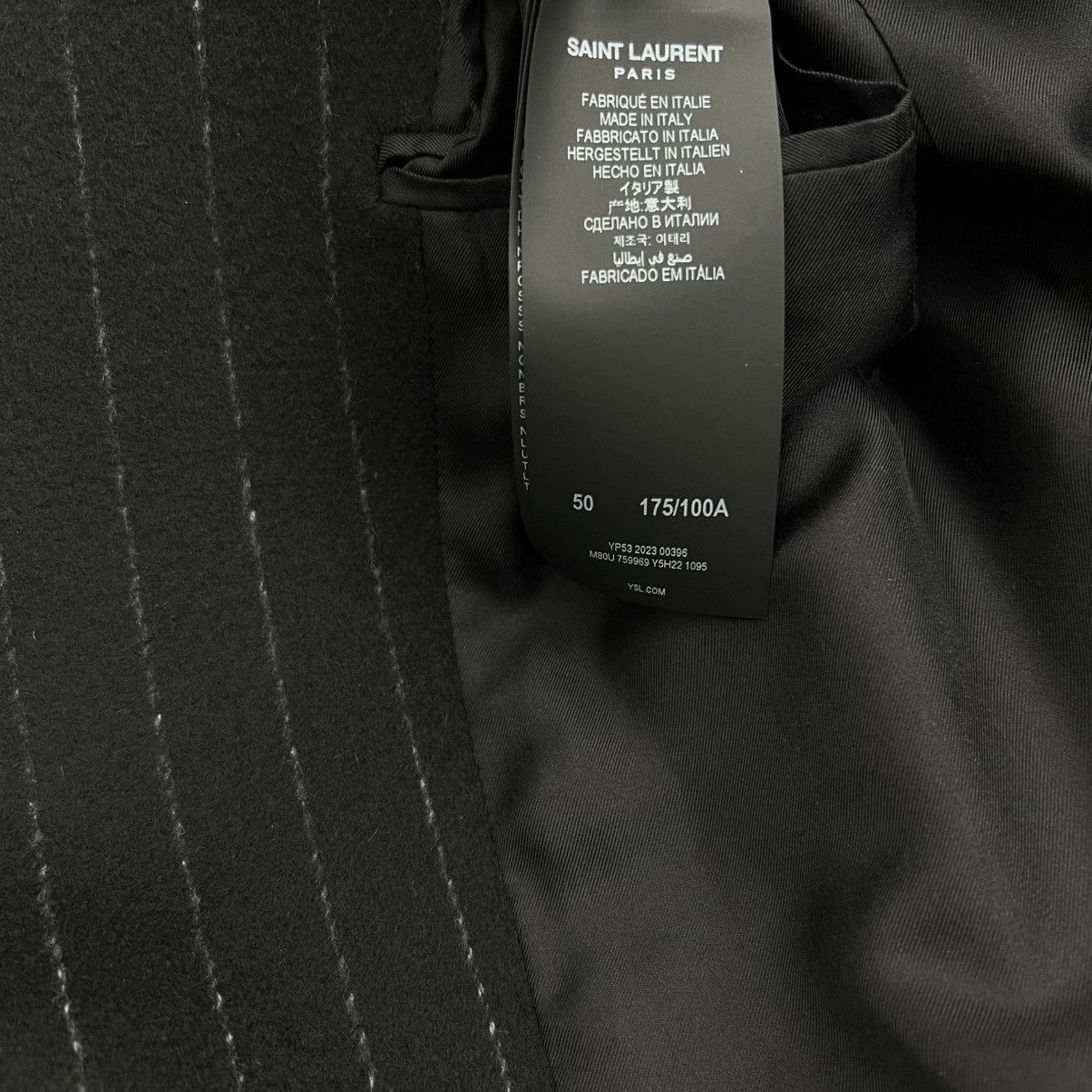 Saint Laurent Paris Saint Laurent Overcoat in Large Size US L / EU 52-54 / 3 - 6 Thumbnail