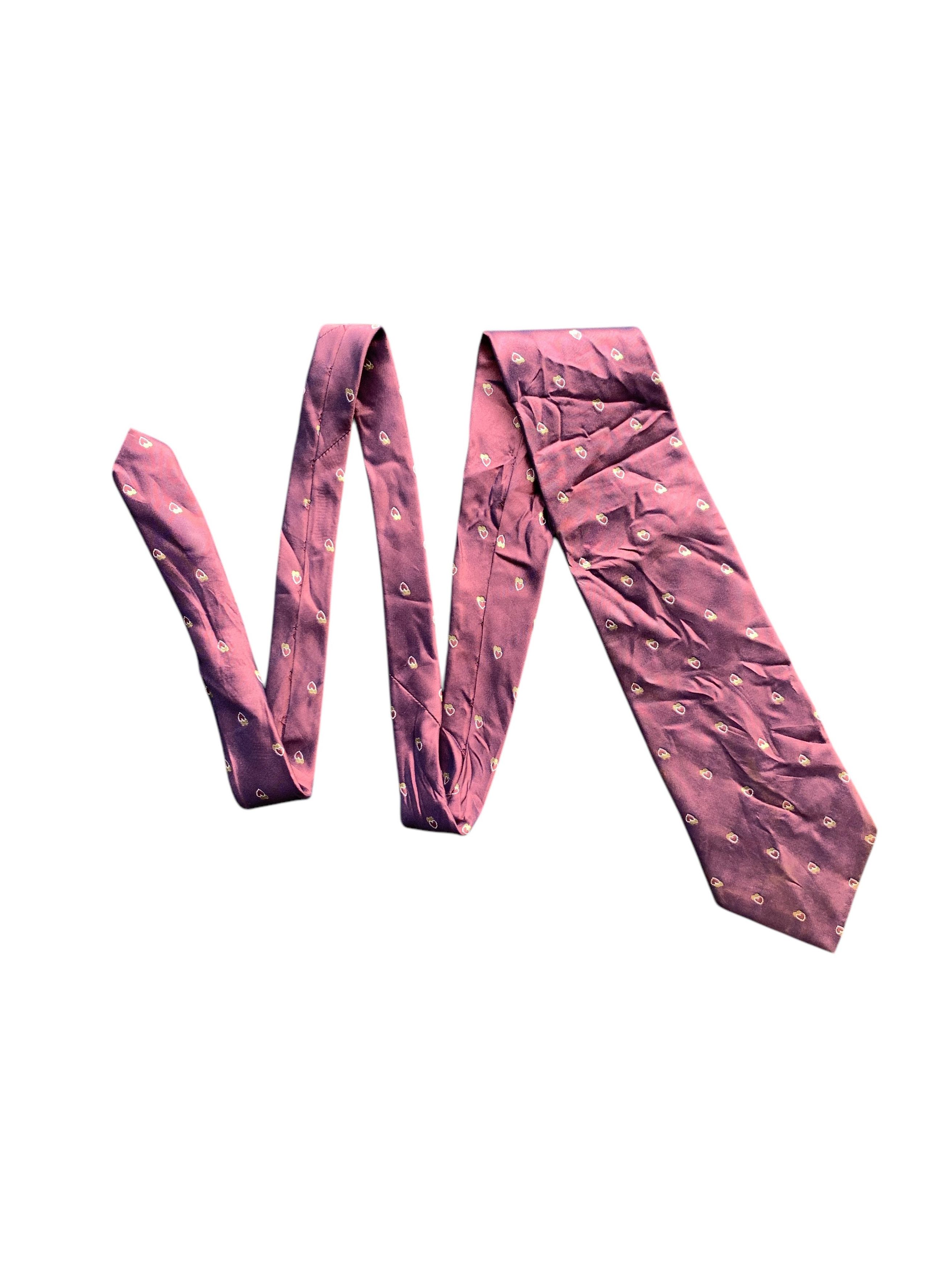 Yves Saint Laurent Yves Saint Laurent Monogram Vintage YSLSatin Tie Size ONE SIZE - 1 Thumbnail