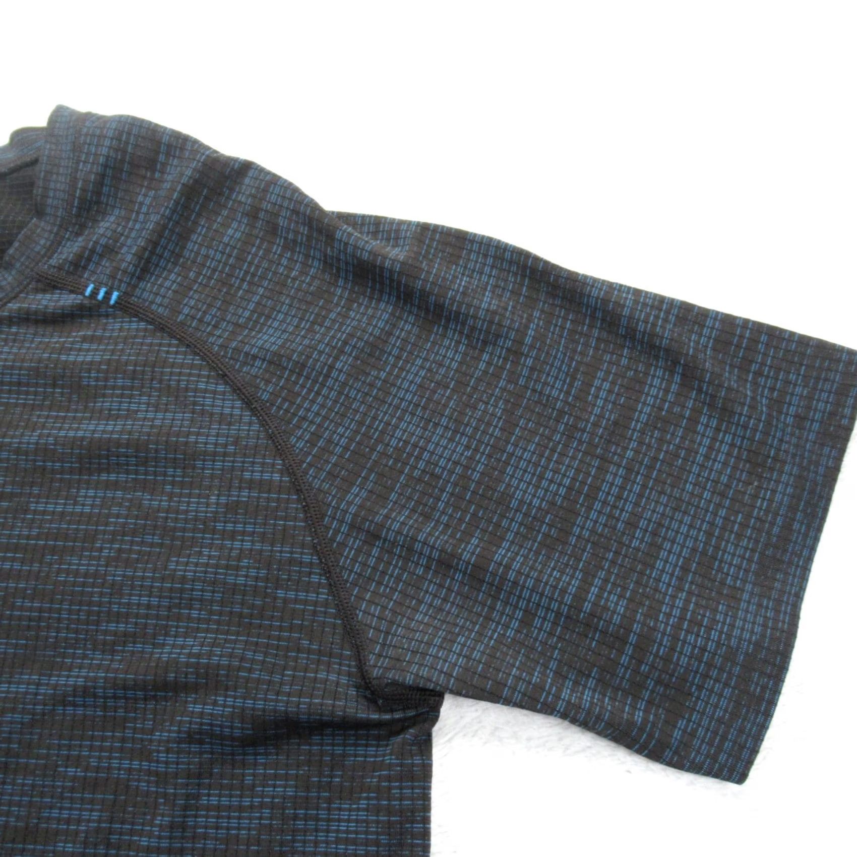 Vintage Lululeon Shirt Womens Medium Blue Black Short Sleeve Get Sweaty Get Outside Size M / US 6-8 / IT 42-44 - 6 Thumbnail