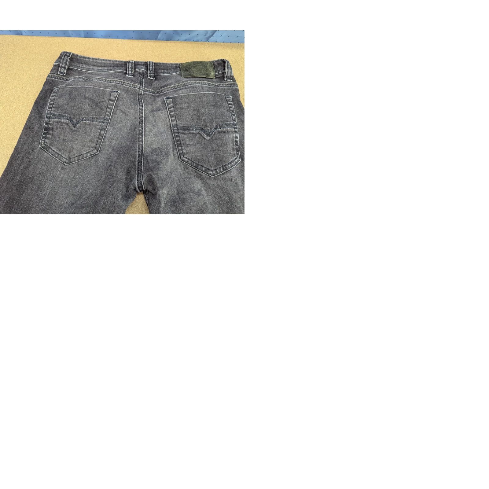 Diesel Vintage Diesel Only The Brave Mens Jeans 32x32 Denim Gray Mohawk Low Rise Straight Size US 32 / EU 48 - 10 Thumbnail