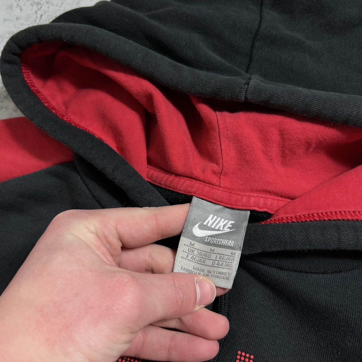 Nike 00s Nike Manchester United Vintage Y2K Soccer Hoodie Size US M / EU 48-50 / 2 - 6 Thumbnail