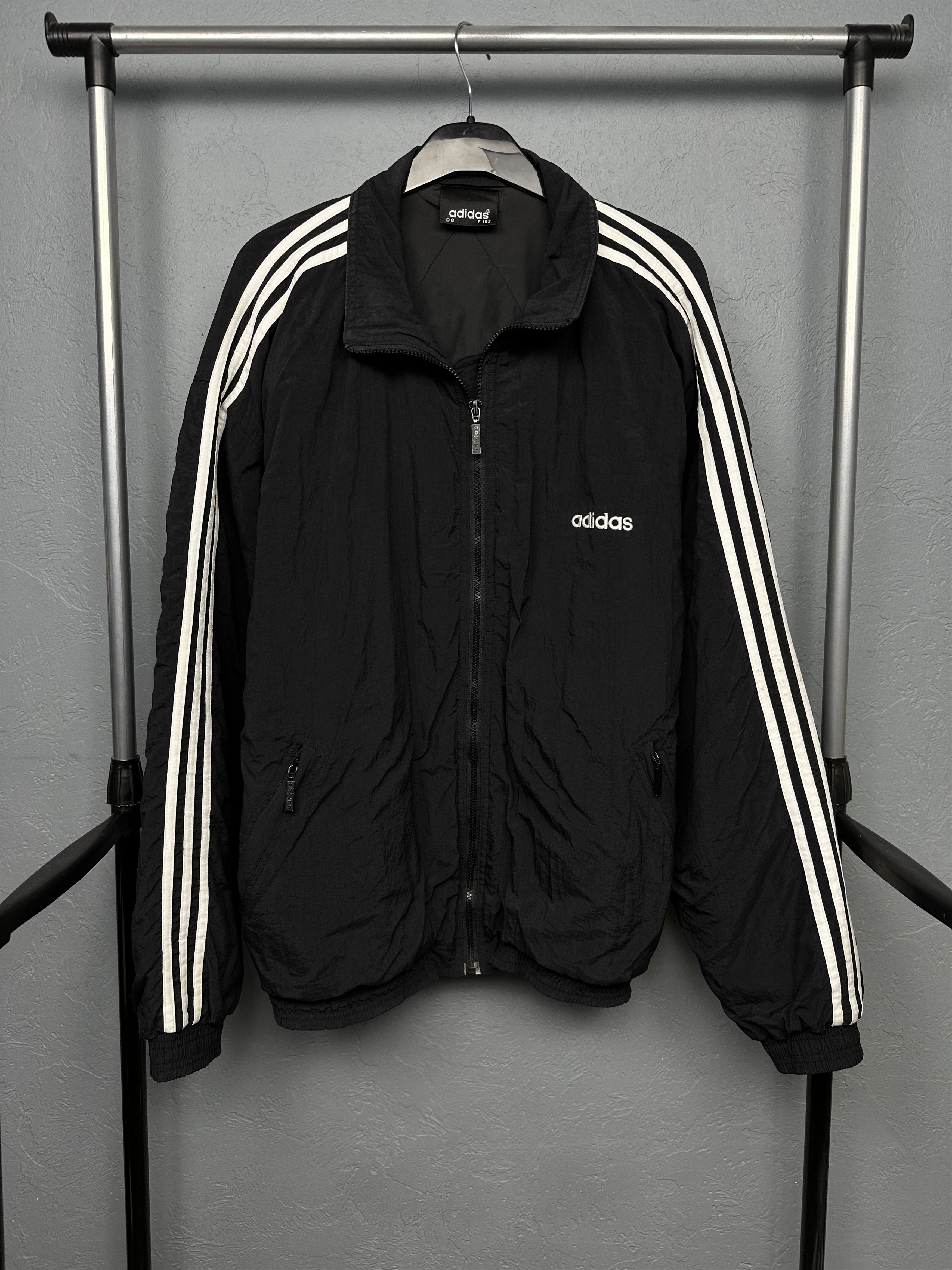 Adidas Adidas Vintage Mens Baggy Nylon Jacket Size US L / EU 52-54 / 3 - 1 Thumbnail