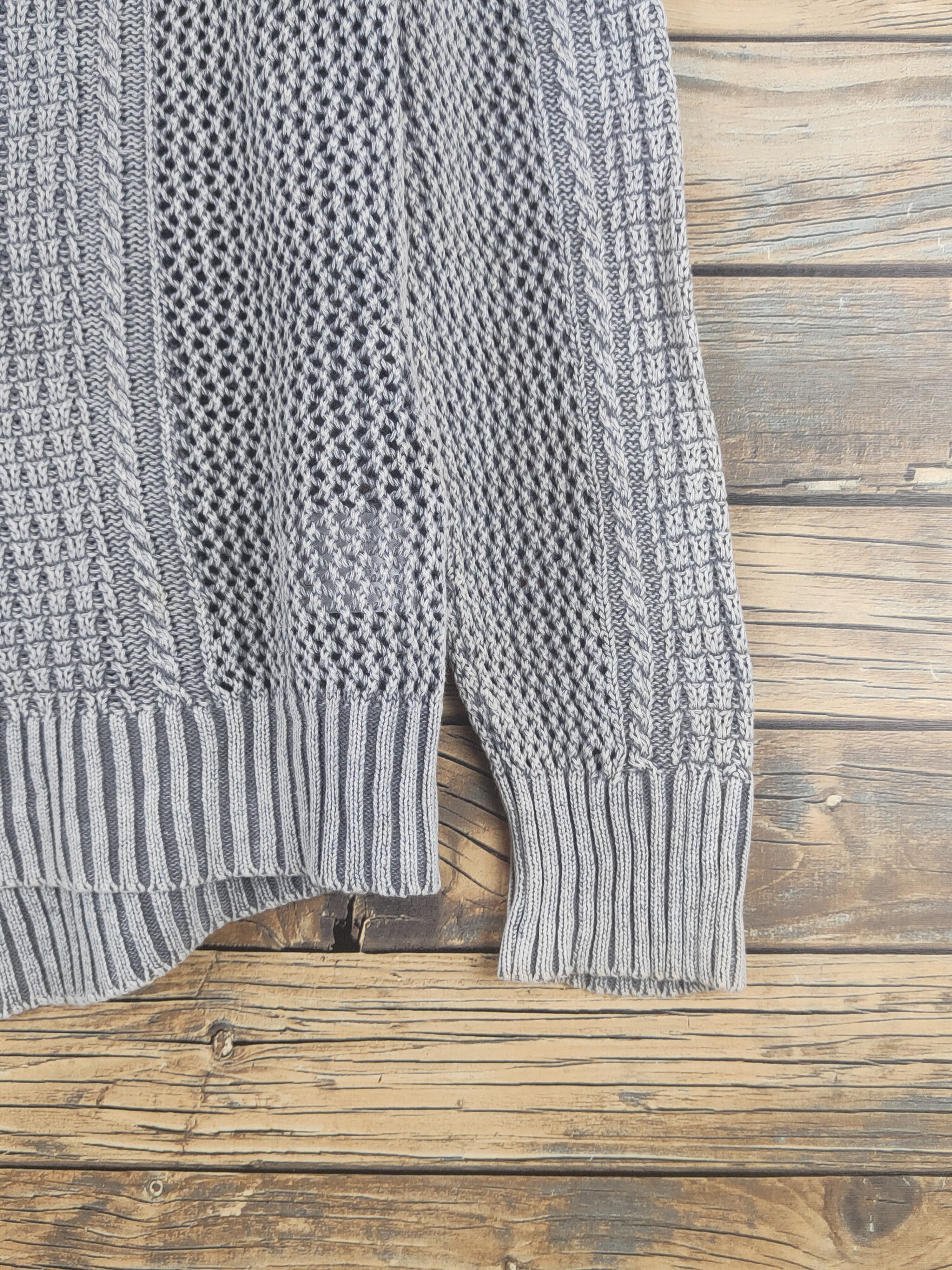 Aran Isles Knitwear × Japanese Brand × Vintage Mill Braws Dark Gray Faded Sweatshirts #W1200 Size US M / EU 48-50 / 2 - 6 Thumbnail