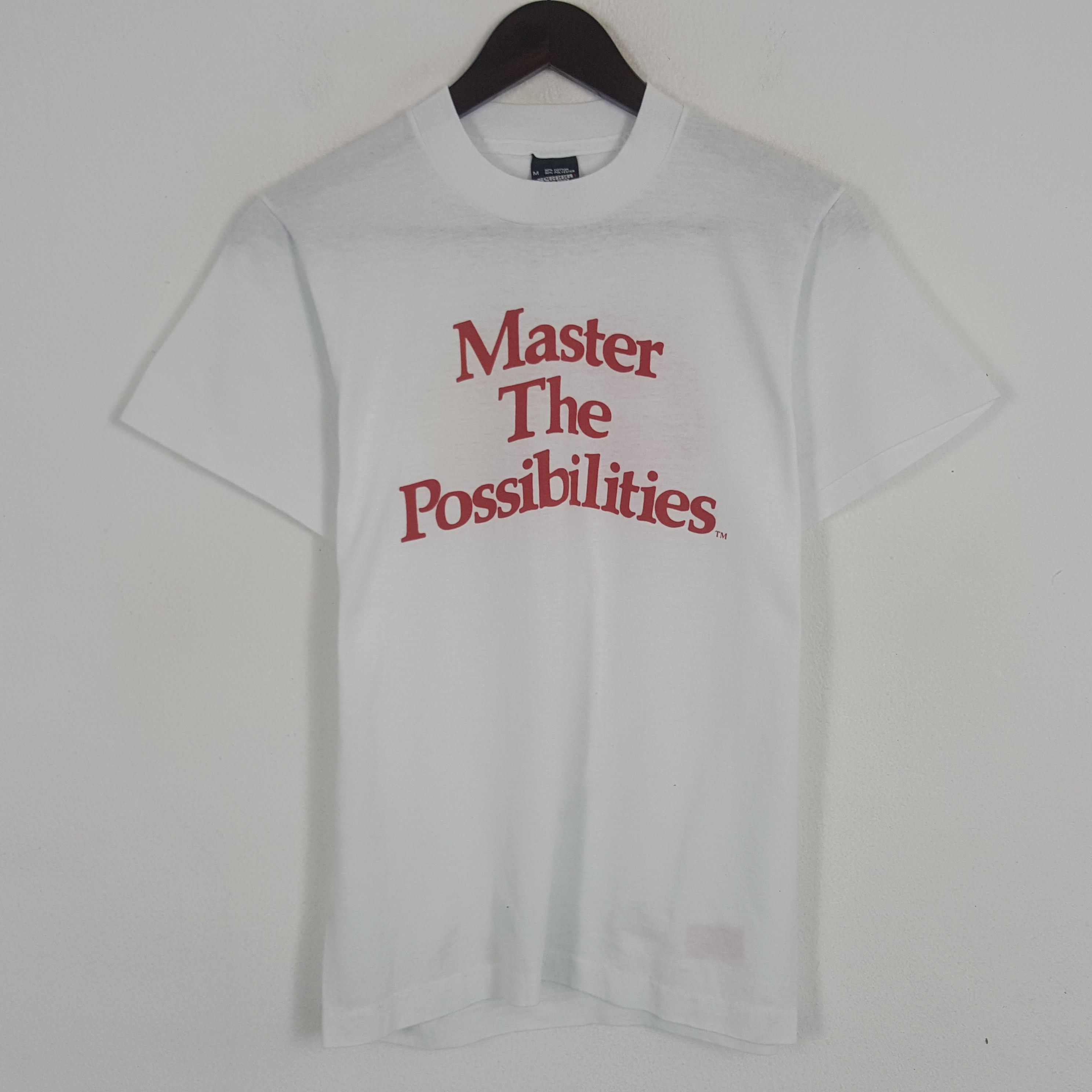 Vintage Vintage Master Card Possibilities Tshirt Size US S / EU 44-46 / 1 - 1 Thumbnail