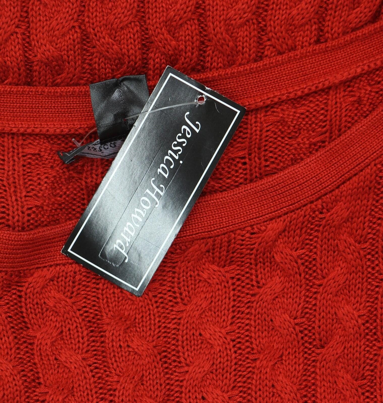 Other Nwt Jessica Howard Fit Flare Sweater Dress Jh3m4915 Red Xl Size XL / US 12-14 / IT 48-50 - 3 Thumbnail