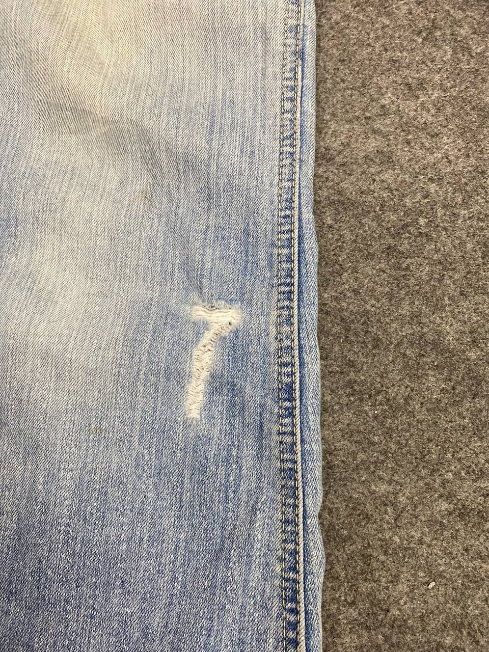 vintage japanese brand bootcut flare distressed denim