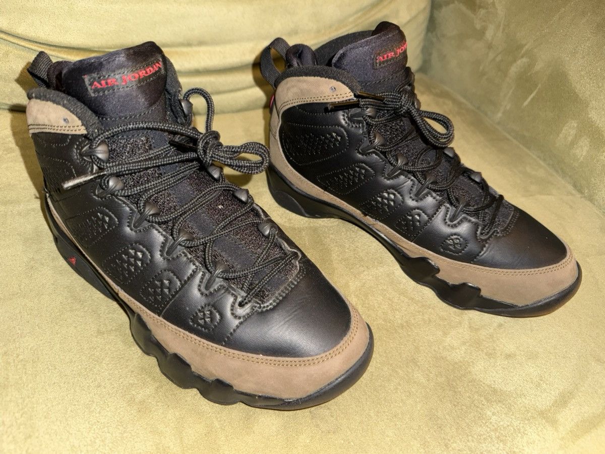 Jordan Brand Nike Air Jordan 9 “Olive” VGC, size 6m/7.5w shoes boots Size US 6 / EU 39 - 3 Thumbnail