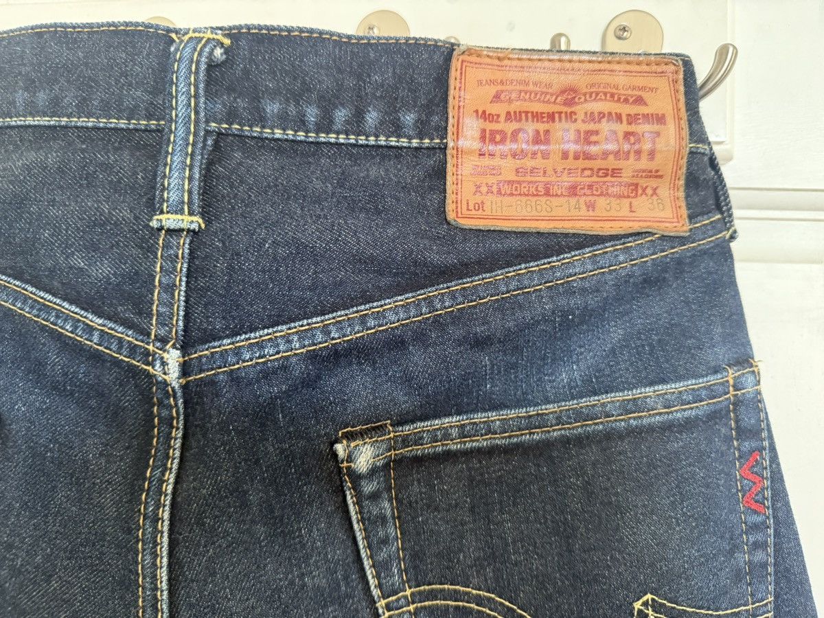 Iron Heart Iron Heart 666 14 Oz. Raw Denim Size US 33 - 3 Thumbnail