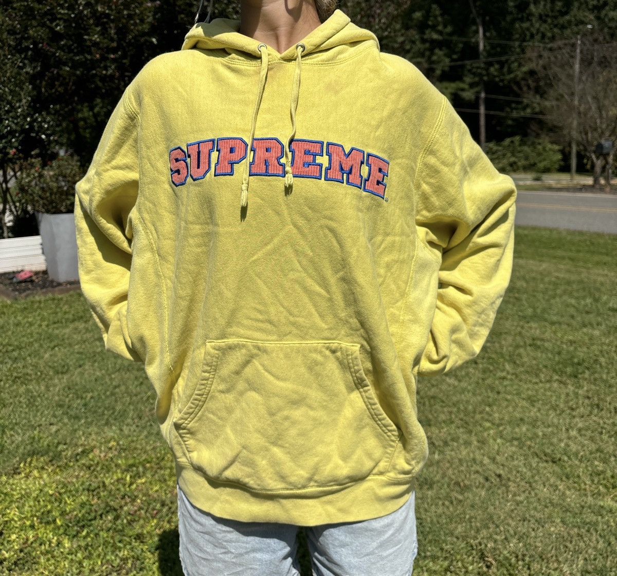 Supreme Yellow Hoodie