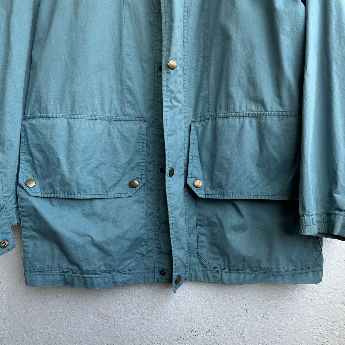 Ne-Net SOFT BLUE ISSEY MIYAKE NE-NET LIGHT HOODIE JACKET Size US L / EU 52-54 / 3 - 10 Thumbnail
