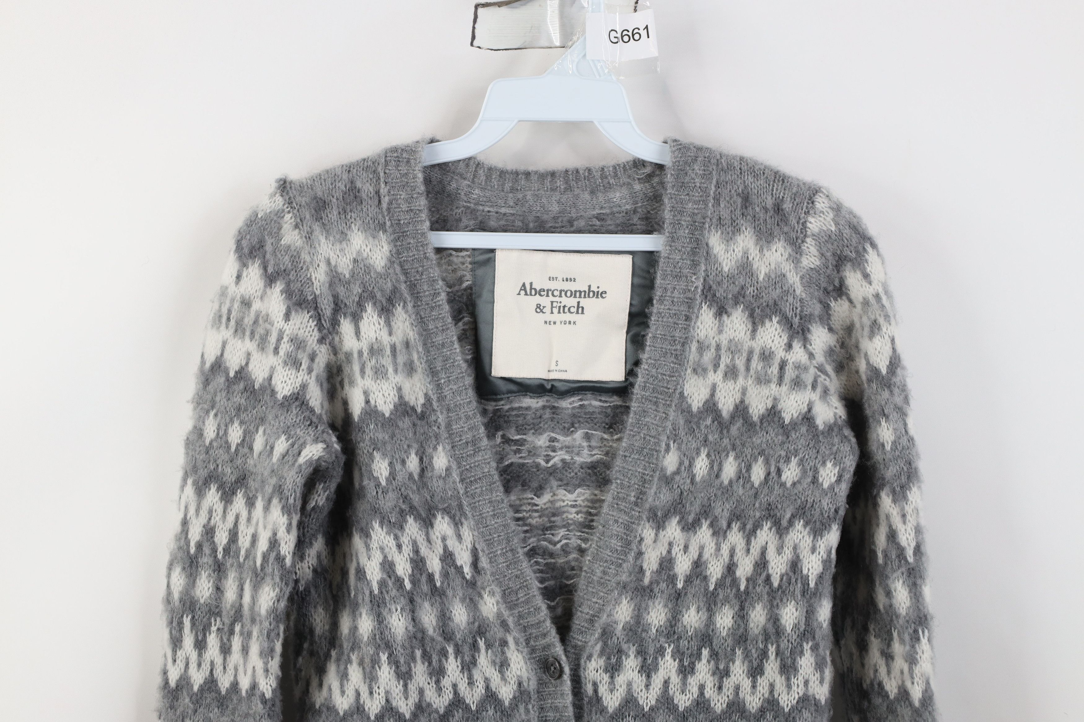 Abercrombie & Fitch Vintage 90s Y2K Abercrombie & Fitch Fair Isle Knit Sweater Size S / US 4 / IT 40 - 2 Thumbnail