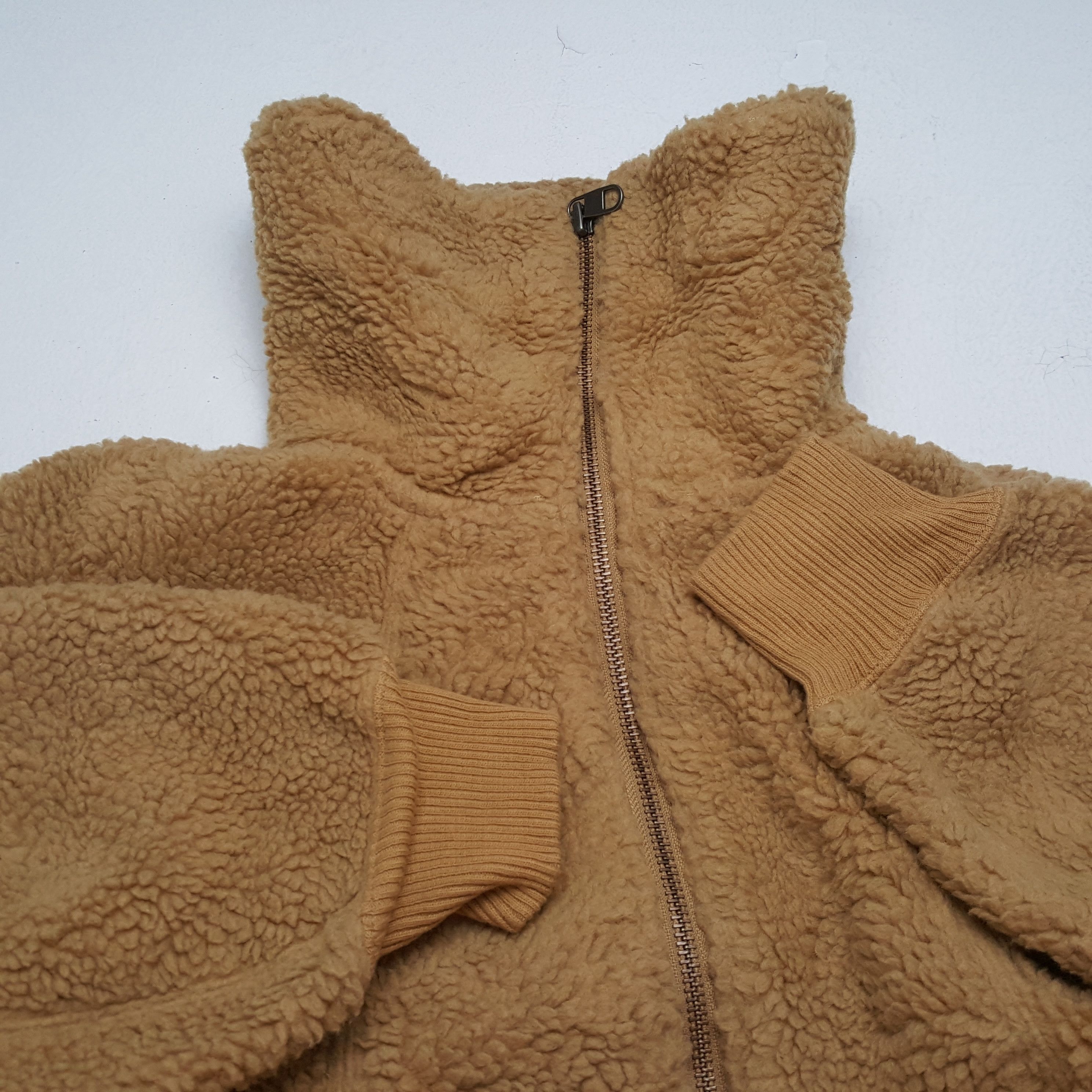 Japanese Brand × Uniqlo × Vintage UNIQLO x Custom Art UNDERCOVER Logo Style Sherpa Jacket Size L / US 10 / IT 46 - 8 Thumbnail