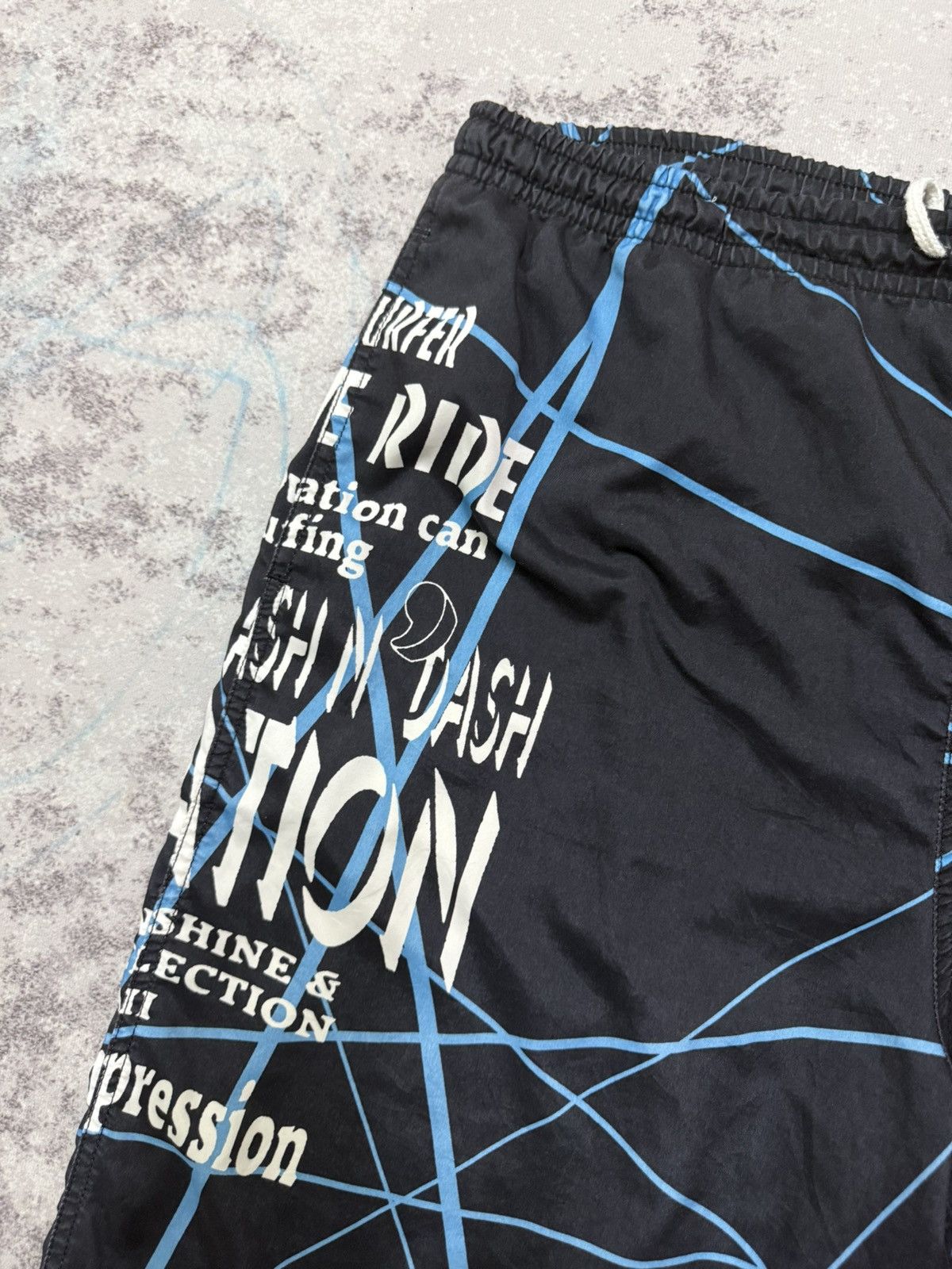 Vintage VINTAGE CALIFORNIA IMPRESSION I-DENTIFY IN SURFER PANTS Size US 34 / EU 50 - 4 Thumbnail
