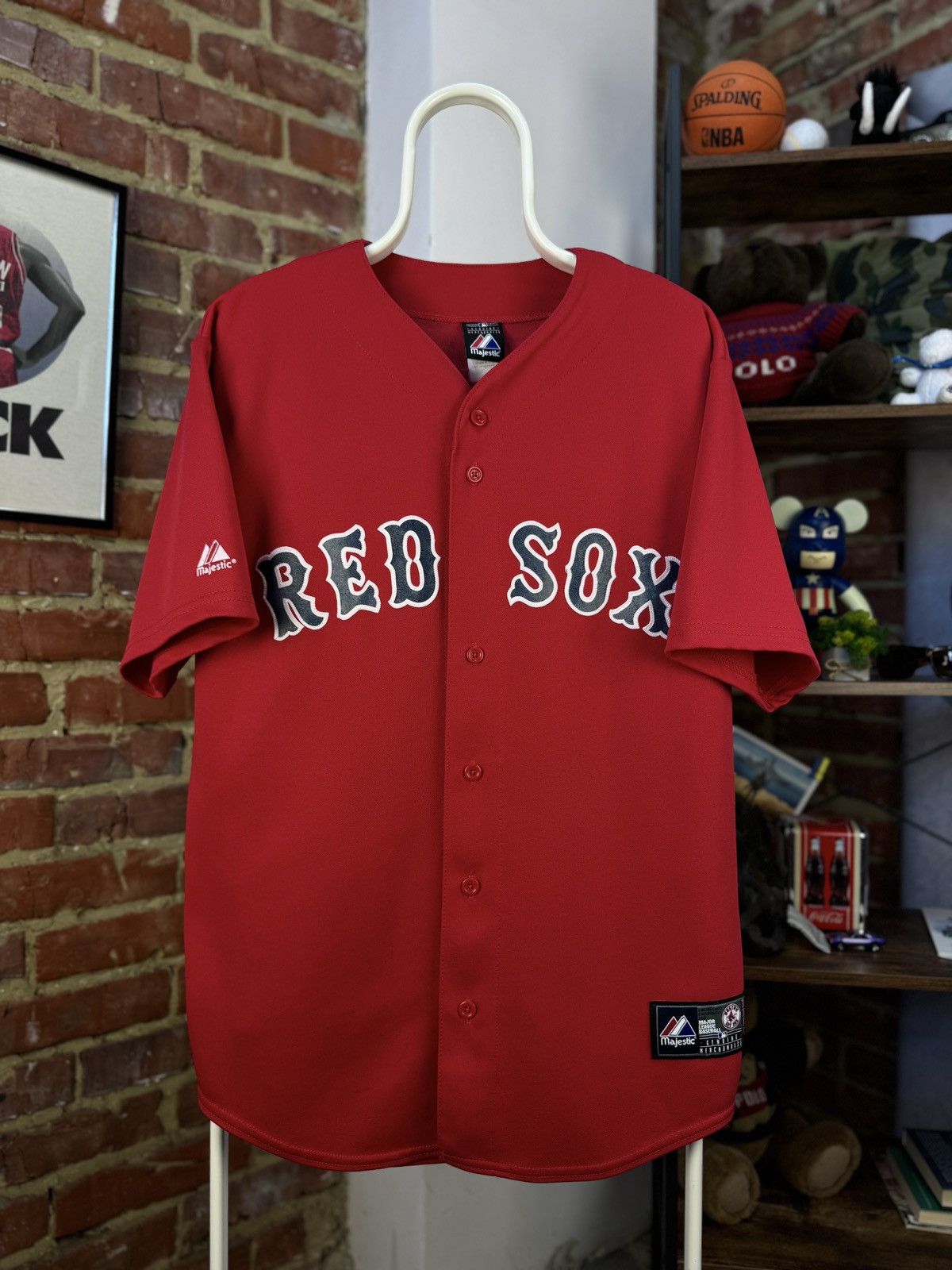 Majestic × Vintage BOSTON RED SOX Majestic Vintage made in USA Baseball Jersey Size US XL / EU 56 / 4 - 1 Thumbnail