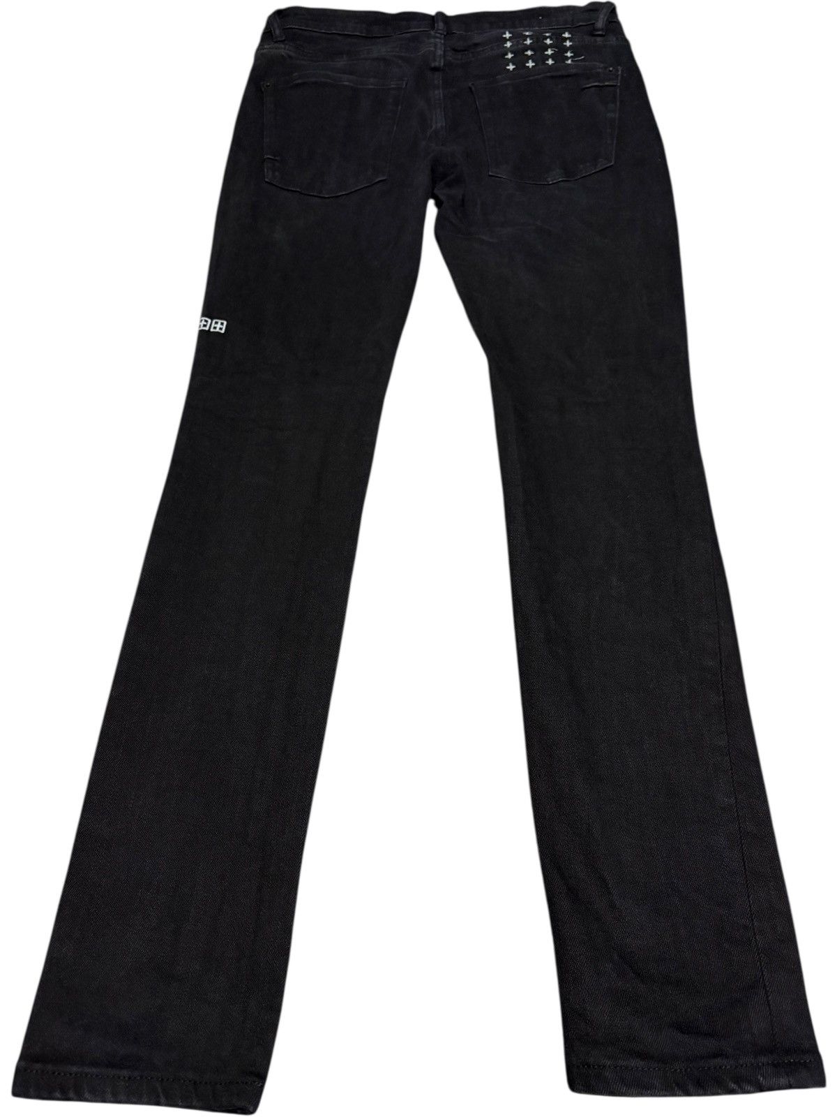 Ksubi 31 Vintage Ksubi Van Winkle Jeans Distressed knee denim logo Size US 31 - 2 Thumbnail