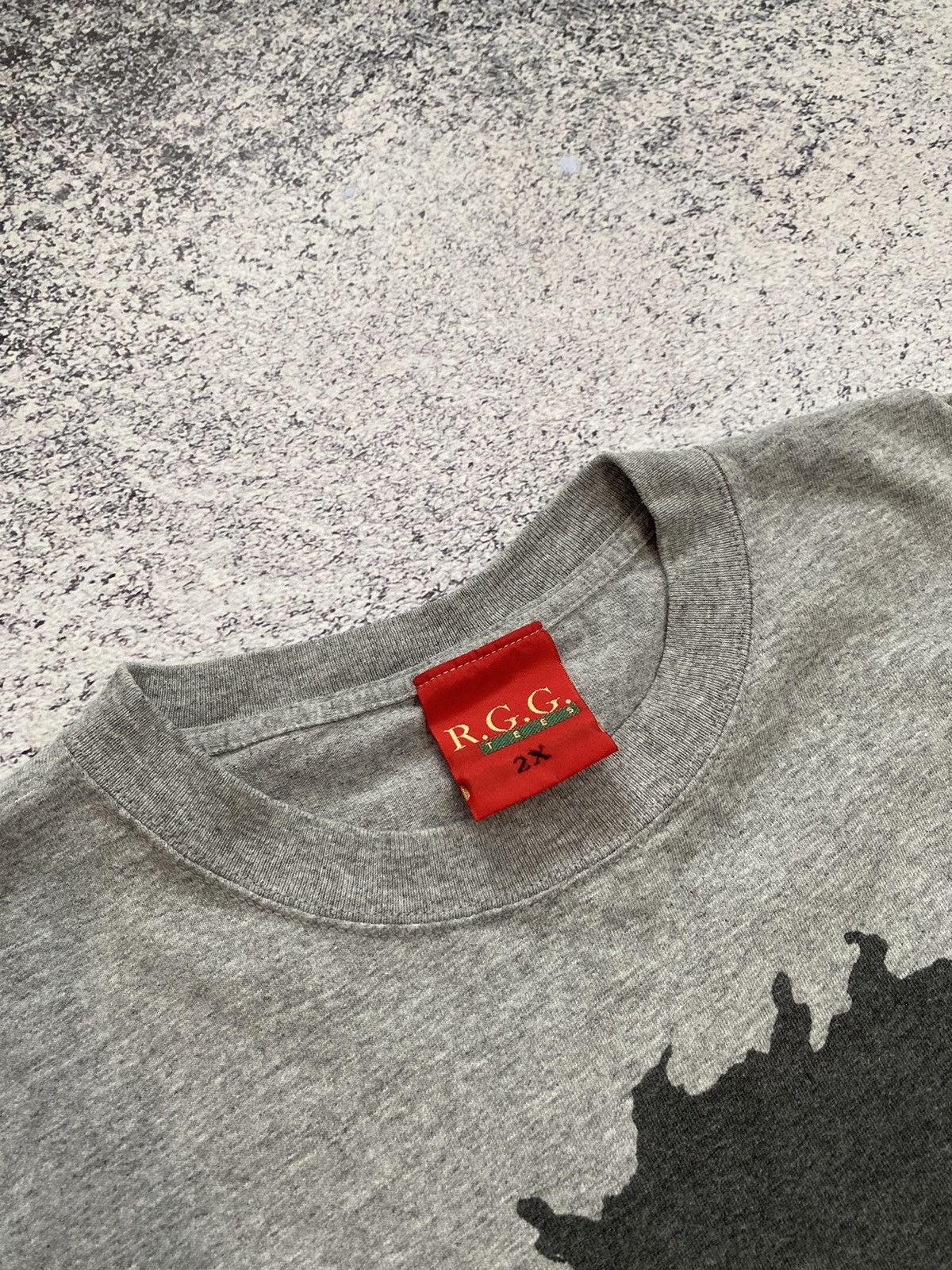 Bob Marley Bob Marley Over Print Vintage Rap Tee USA 2004 Size US XXL / EU 58 / 5 - 4 Thumbnail