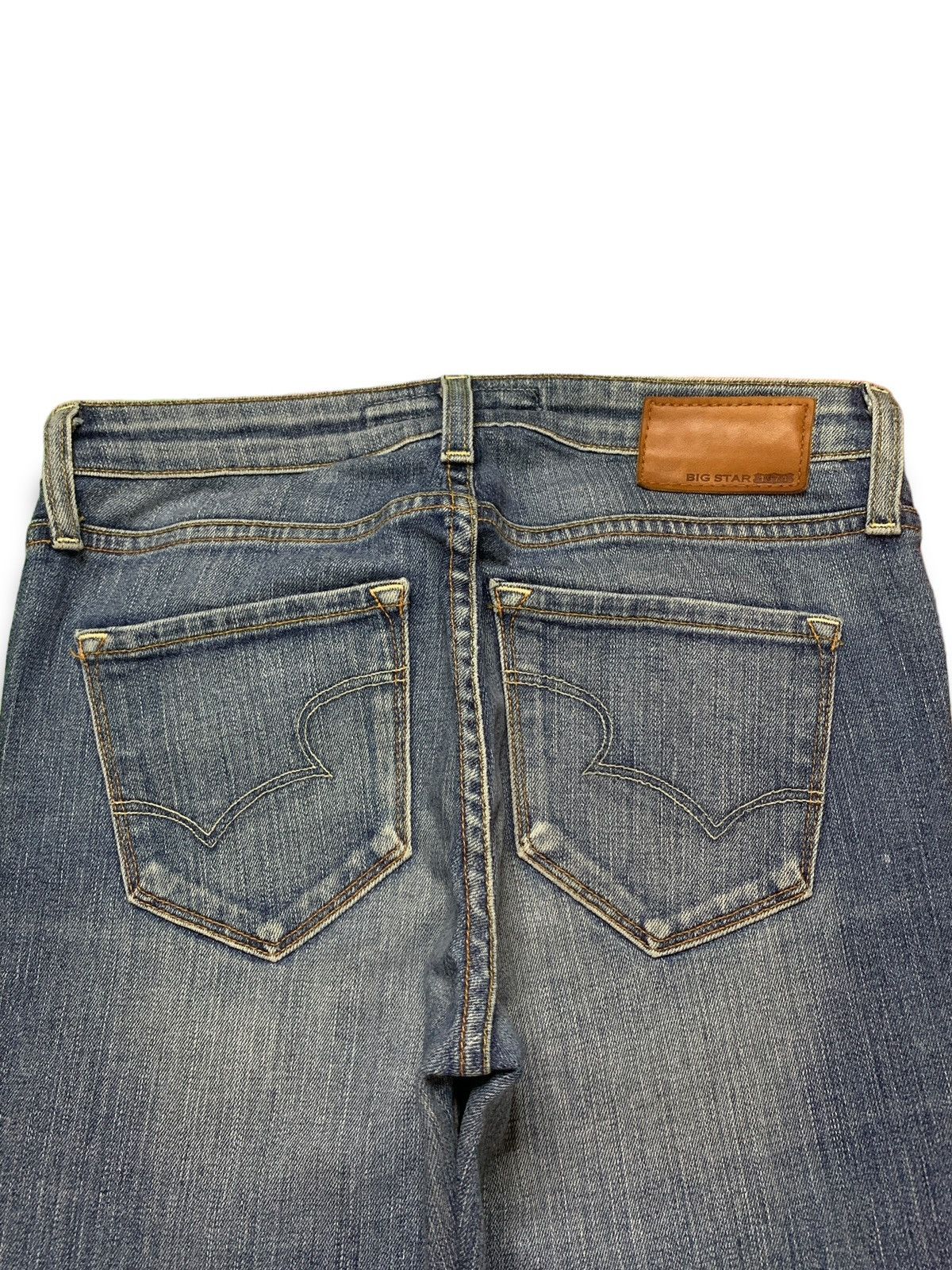 Japanese Brand SALES🔥Vintage Japanese Brand Blue Wash Flare Style Jeans Size 29" - 8 Thumbnail