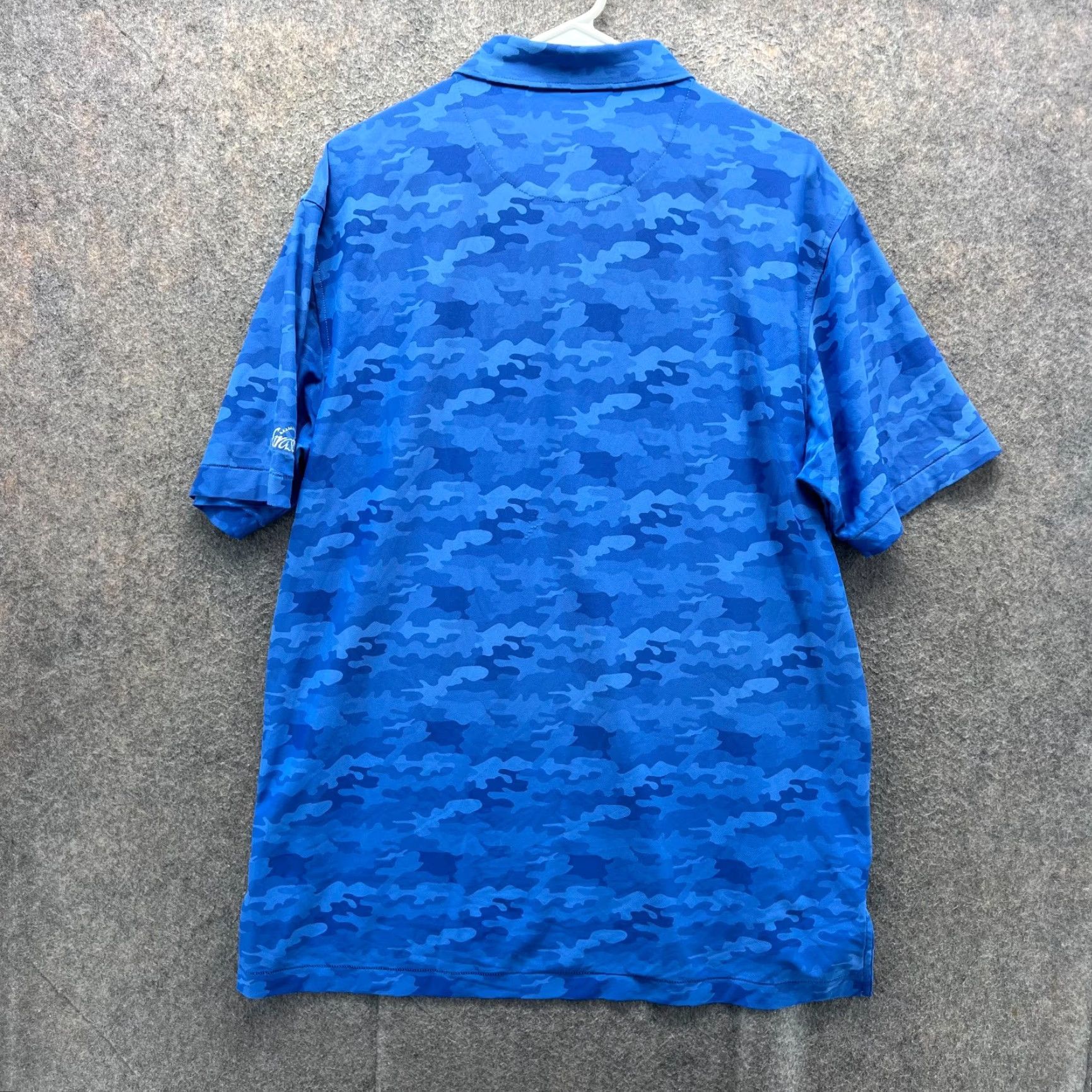 Peter Millar Peter Millar Polo Shirt Mens Large Blue Camouflage Summer Comfort Golf Mirasol Size US L / EU 52-54 / 3 - 2 Thumbnail