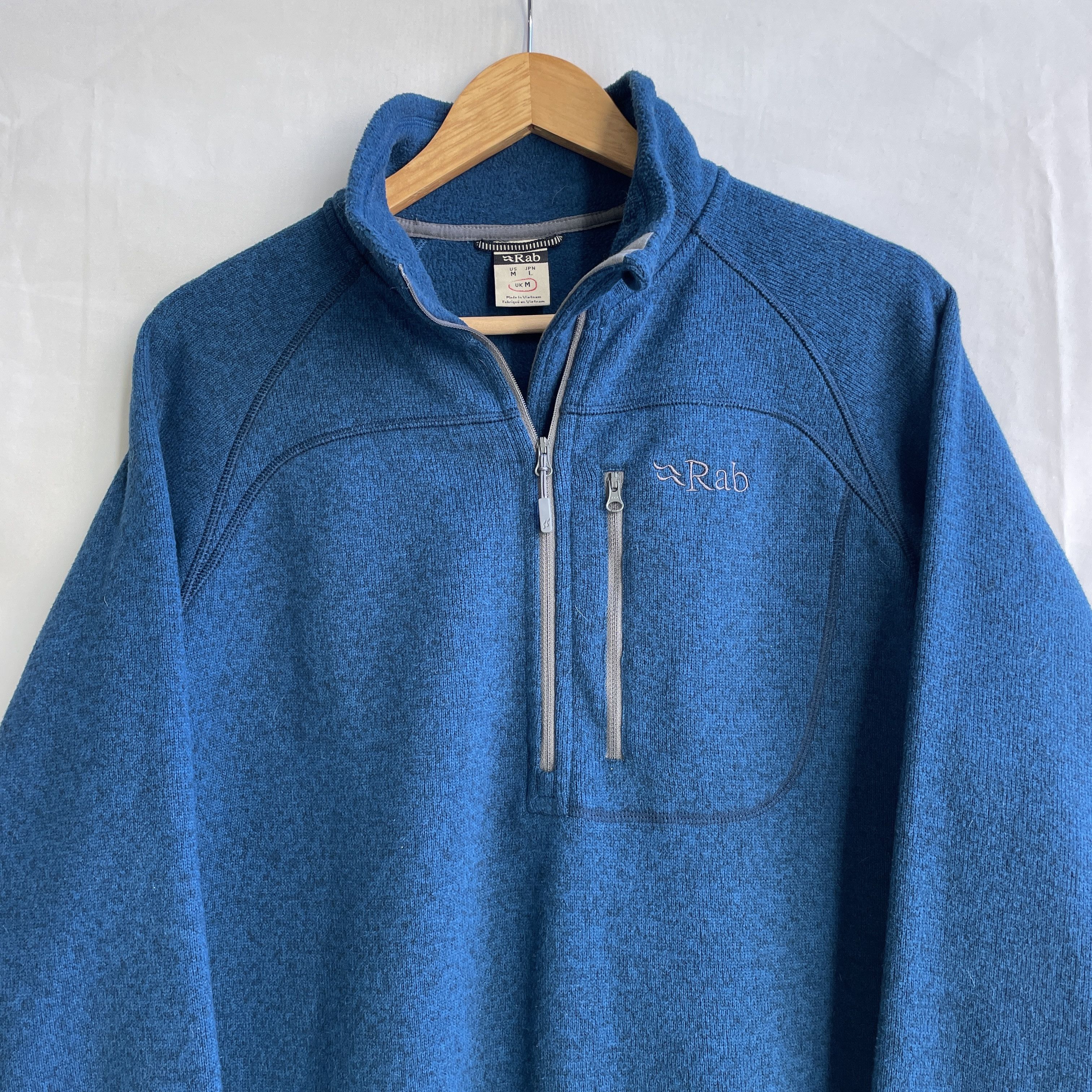 Rab Rab Quest Half Zip Fleece Blue Pullover Size M Size US M / EU 48-50 / 2 - 3 Thumbnail