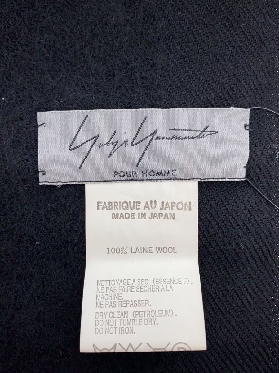 Yohji Yamamoto yohji yamamoto POUR HOMME/Wool/Black/Solid/Scarf Size ONE SIZE - 2 Thumbnail