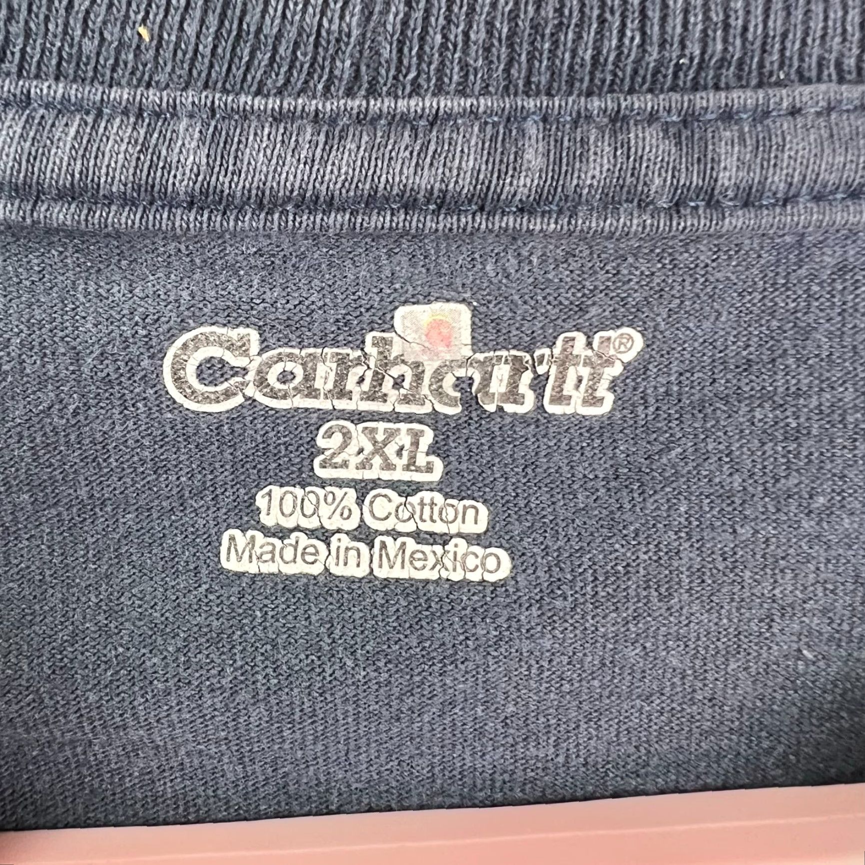 Carhartt Carhartt Original Fit K87 Pocket T Shirt Mens 2XL Blue Size US XXL / EU 58 / 5 - 5 Thumbnail