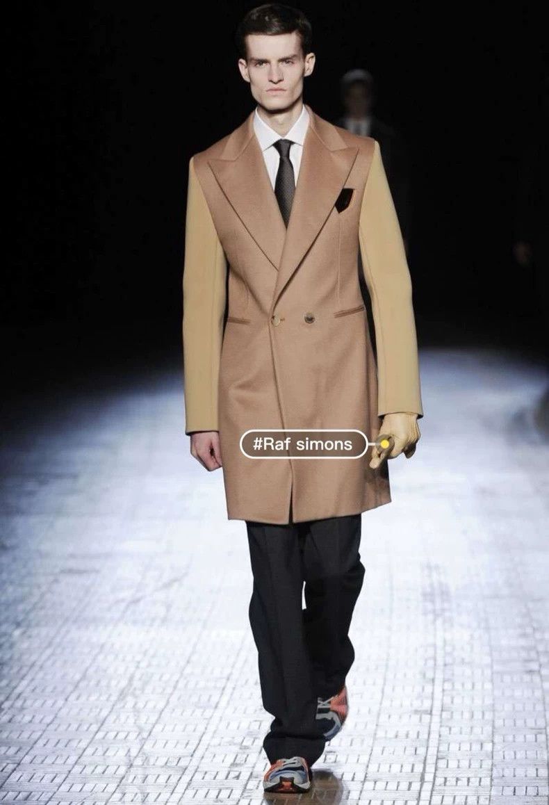 Raf Simons RAF SIMONS Oversized Wool Coat with Mirror Detail Size US S / EU 44-46 / 1 - 1 Thumbnail