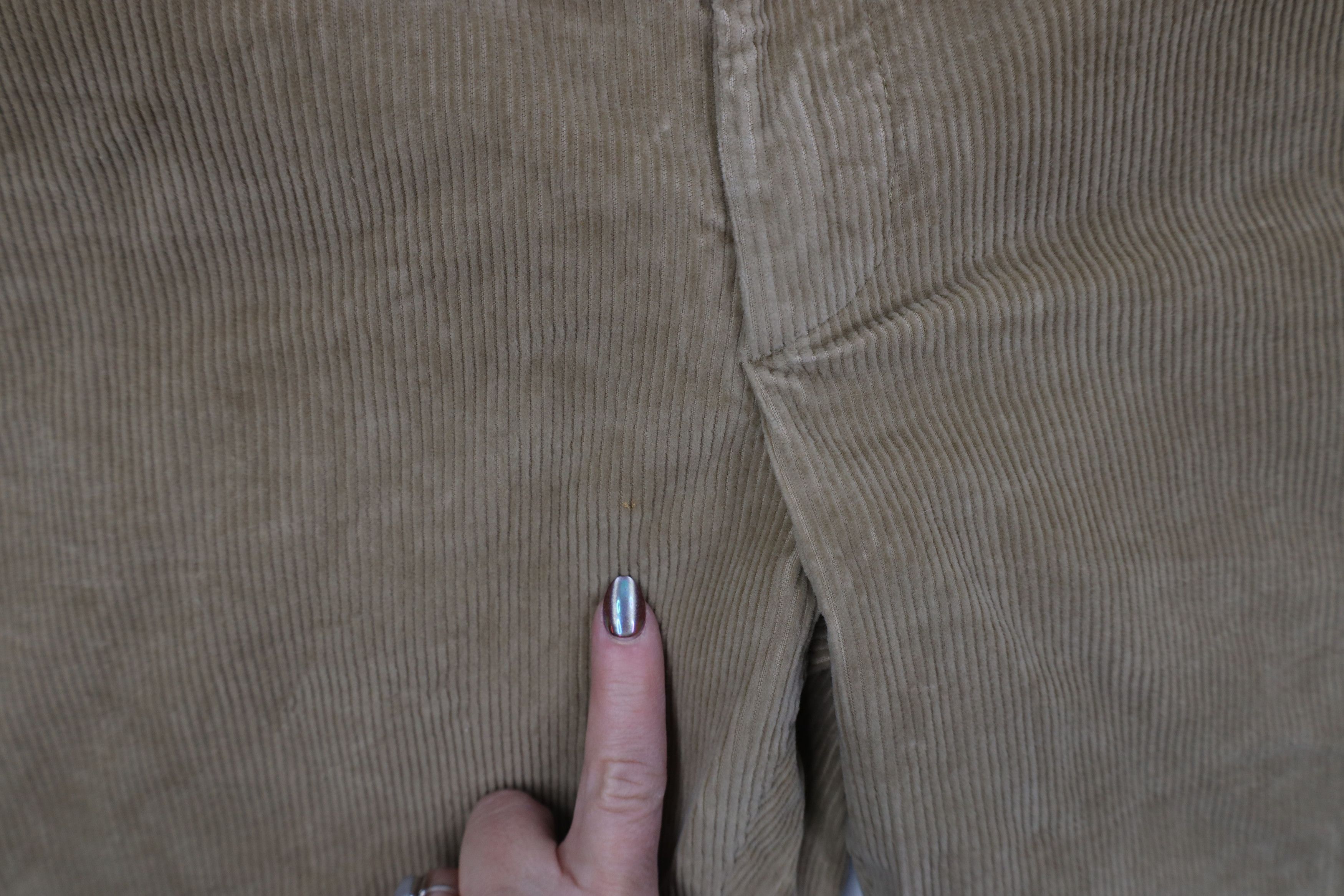 L.L. Bean Vintage 90s Y2K LL Bean Wide Leg Corduroy Chino Pants Beige Size US 38 / EU 54 - 5 Thumbnail