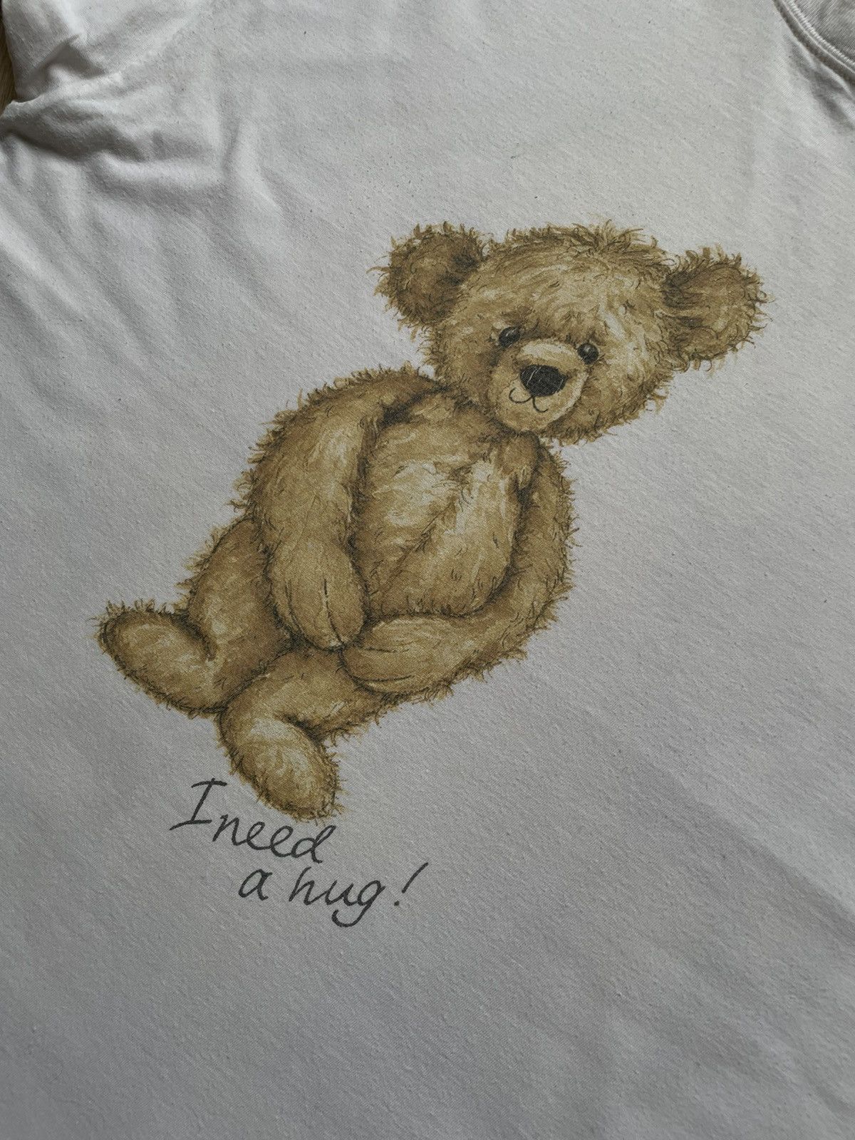 Designer × Vintage Vintage 90s Retro The English Teddy Bear Company White Tee Size US XL / EU 56 / 4 - 4 Thumbnail