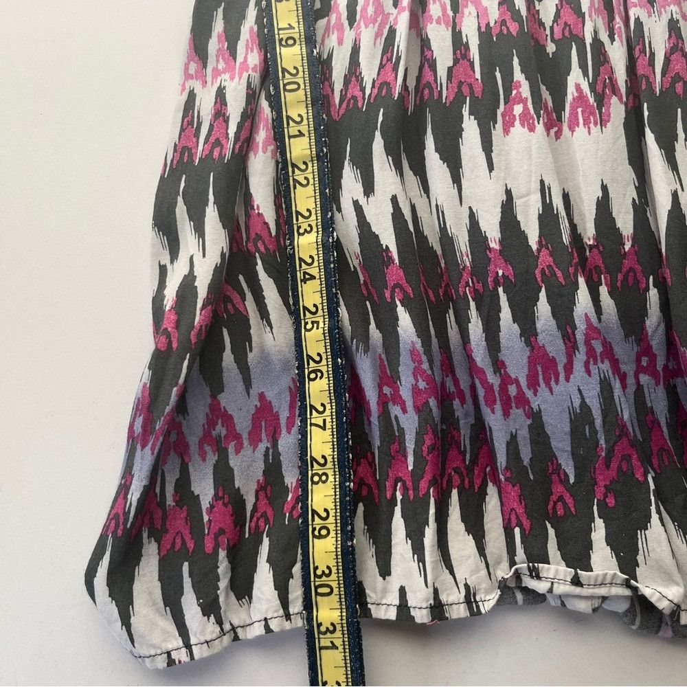 Anthropologie Anthropologie Staring at Stars Dress Gray Pink Dress Size ONE SIZE - 9 Thumbnail
