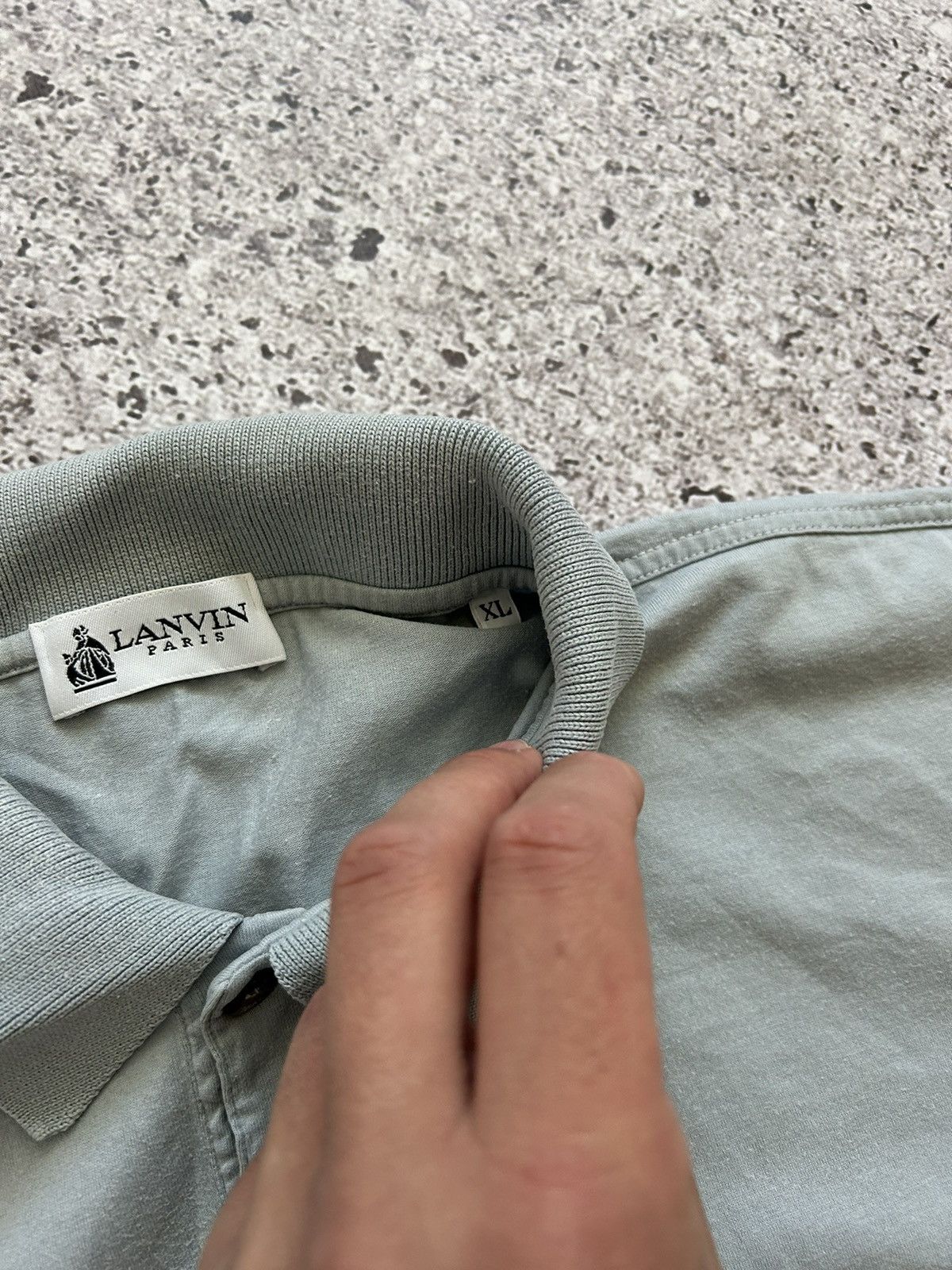 Designer × Lanvin Rare Luxury Lanvin Paris Retro Polo T-Shirt Size US XL / EU 56 / 4 - 7 Thumbnail