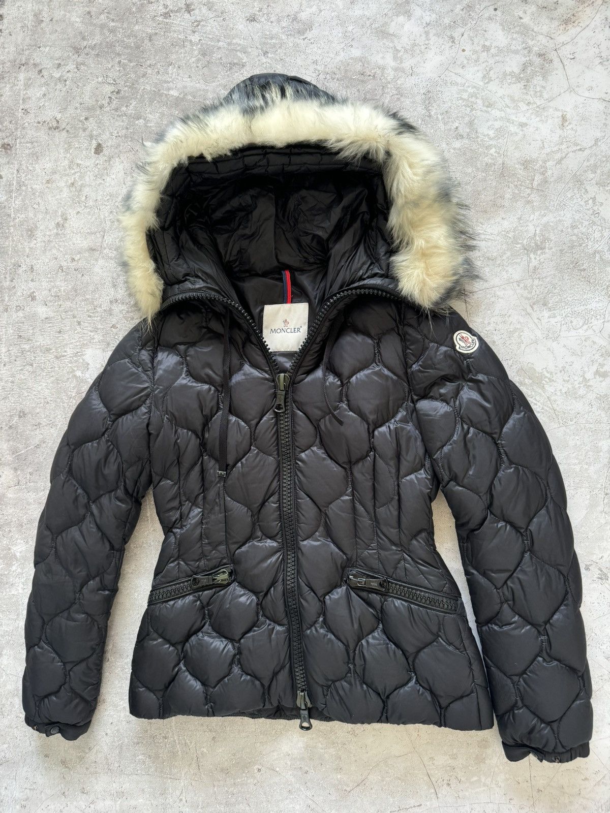 Moncler Moncler Gresfur black puffer hooded quilted jacket fur Size S / US 4 / IT 40 - 5 Thumbnail