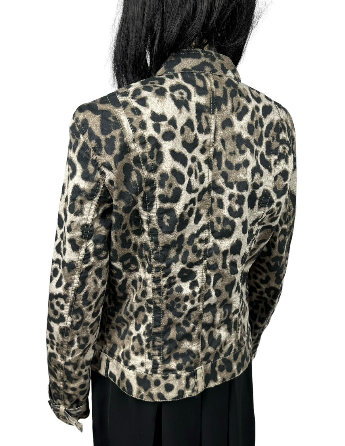 Other Marc Cain Leopard Printed Zip Jacket Cotton size 5 Size L / US 10 / IT 46 - 6 Thumbnail