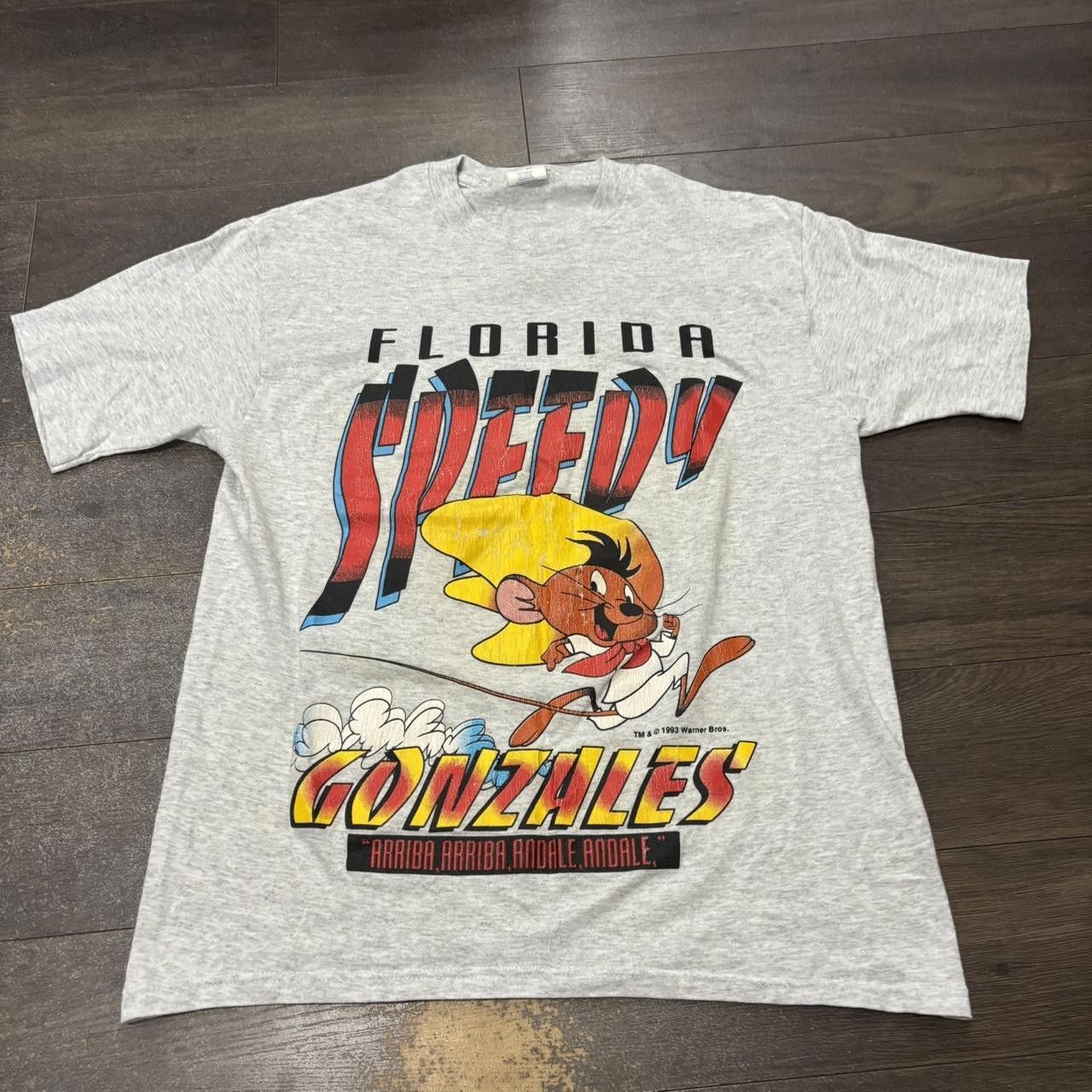 Designer vintage speedy Gonzales arriba andale velva sheen t shirt Size US L / EU 52-54 / 3 - 3 Thumbnail