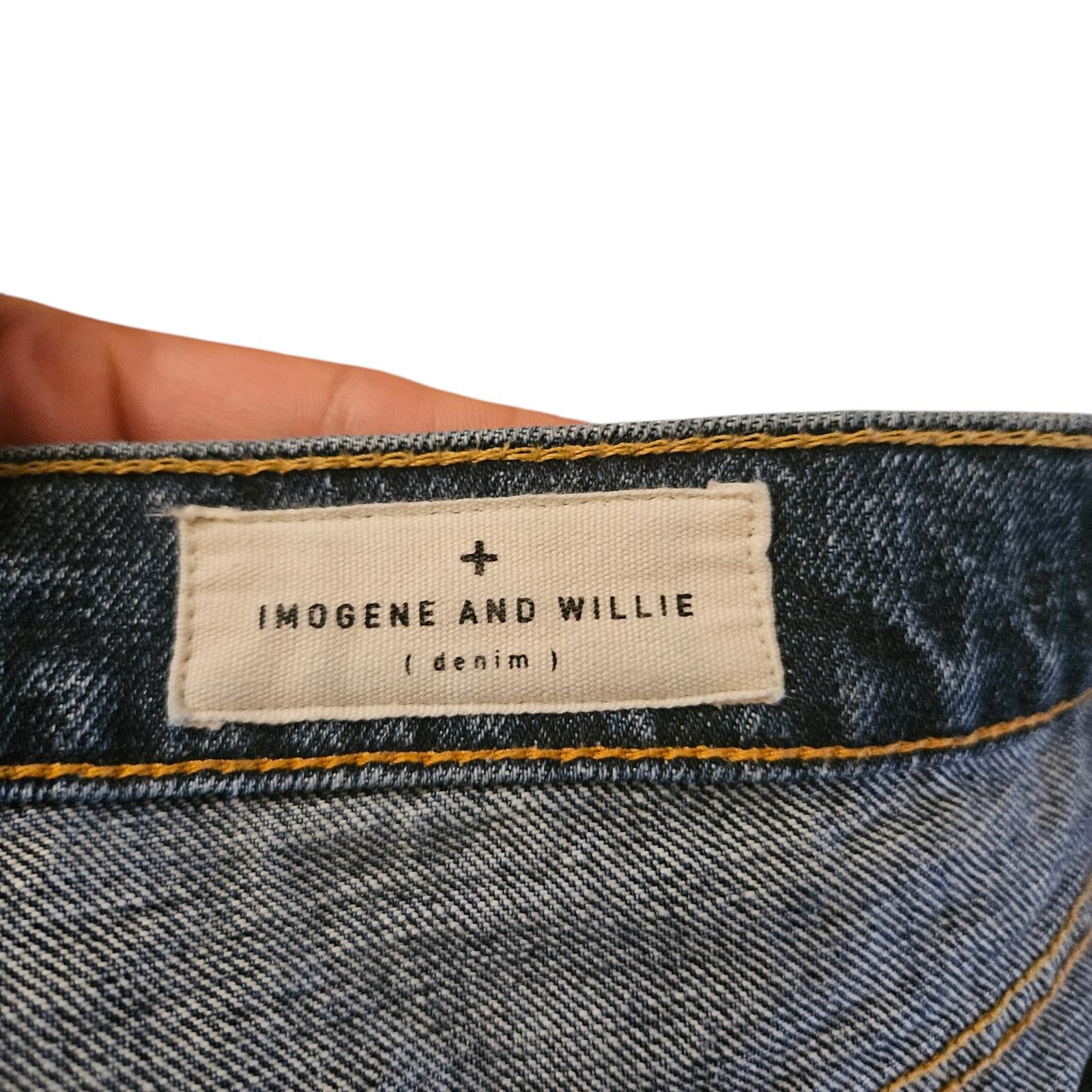 Designer Imogene + Willie | Wyatt Montrose Distressed Denim SZ 29 Size 29" - 7 Thumbnail