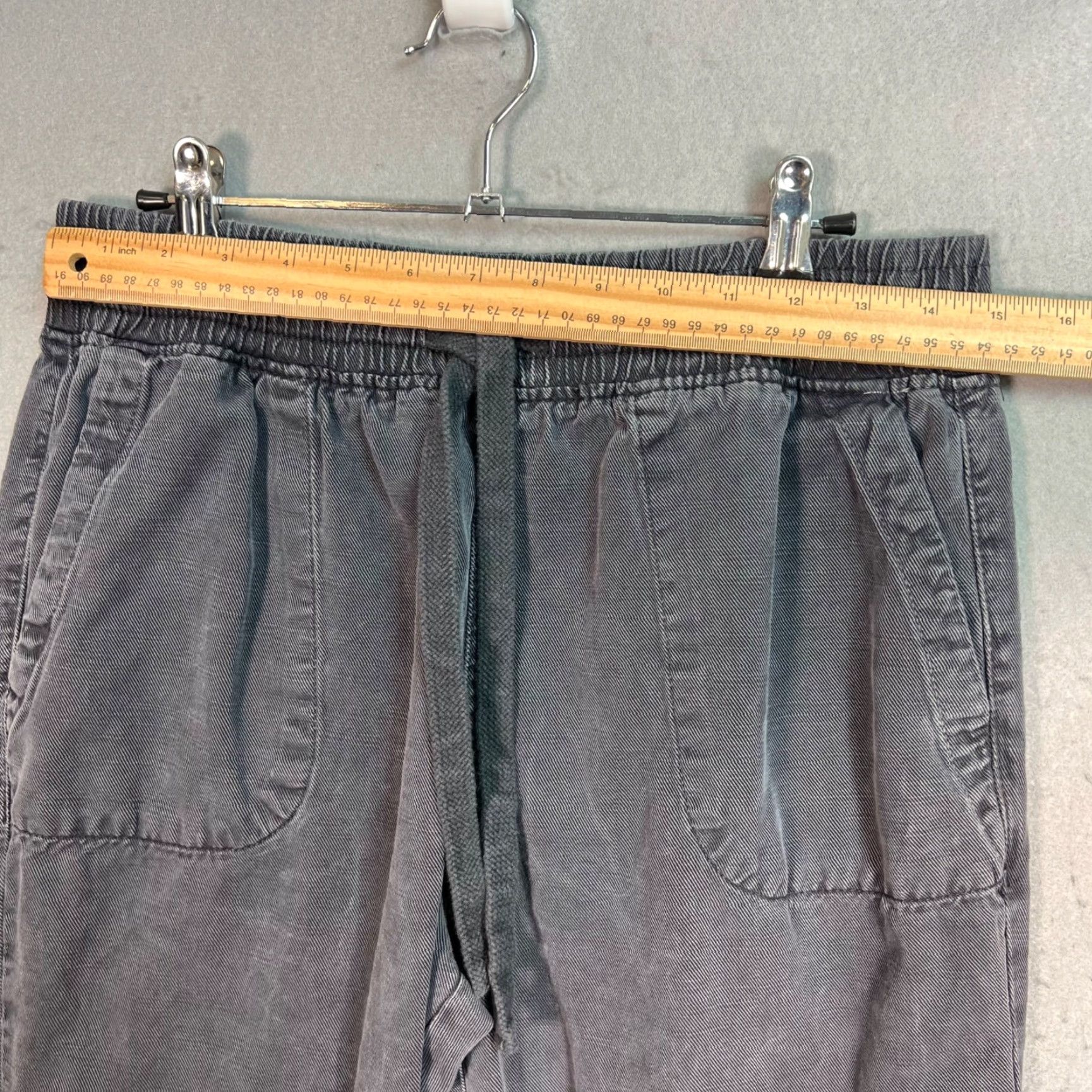 Zara Zara Womens Size Small Grey Jogger Pants Tapered Leg Raw Hem Size 28" / US 6 / IT 42 - 5 Thumbnail
