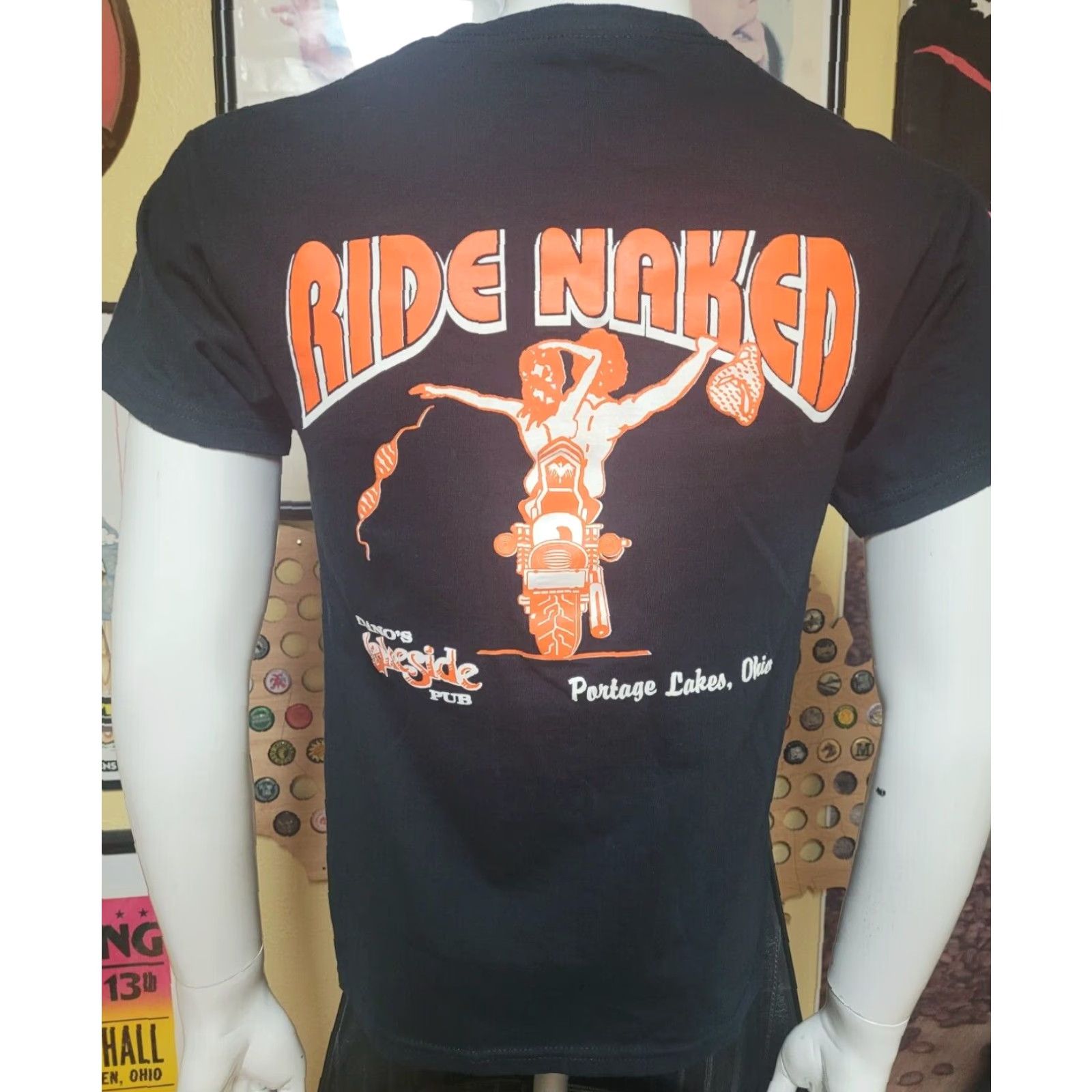 Gildan Dano's Lakeside Pub Portage Lakes OH T Shirt Small Biker Dive Bar Ride Naked Size US S / EU 44-46 / 1 - 3 Thumbnail