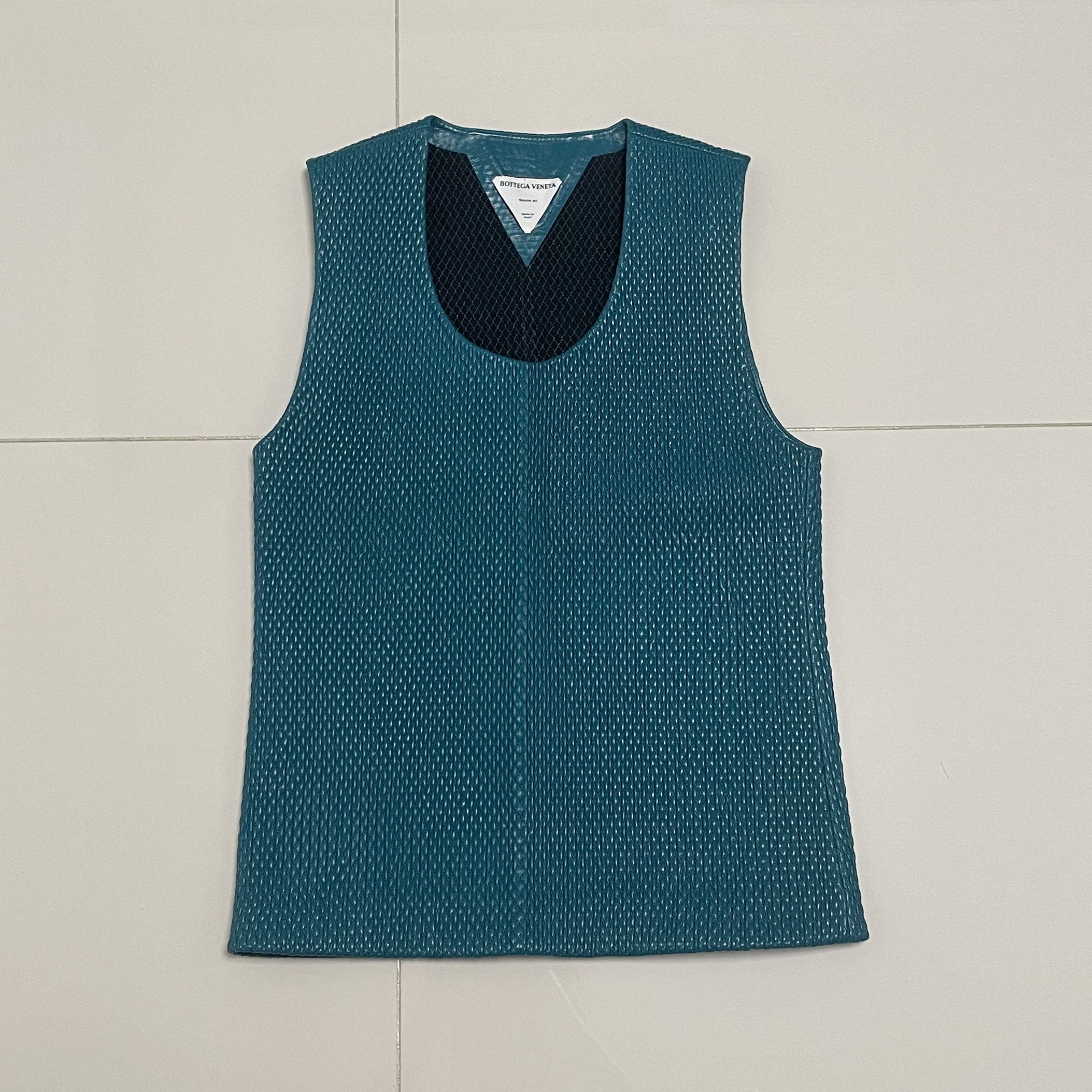 image of Bottega Veneta Tank Top in Green, Men's (Size Small)